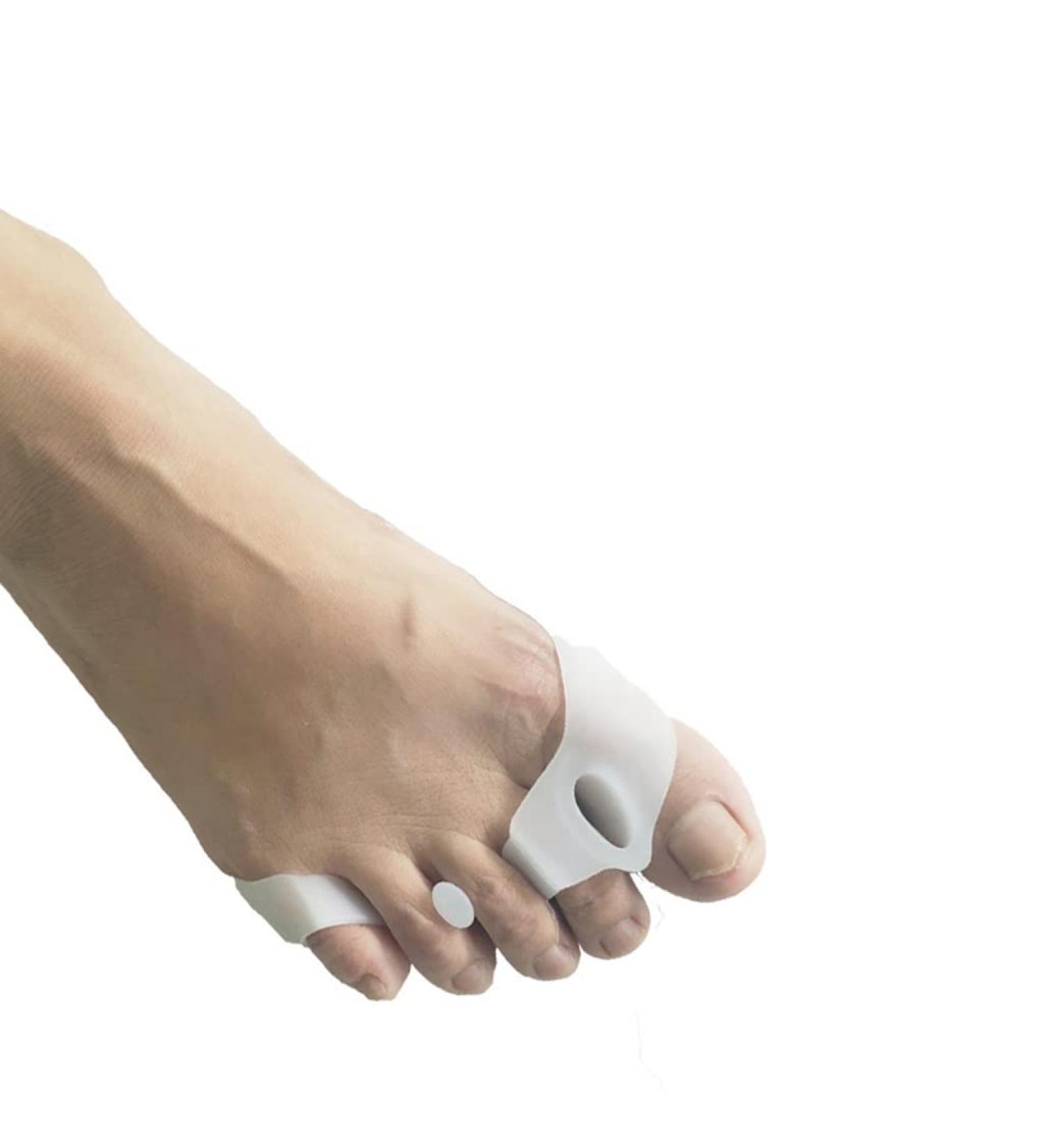 DEAVER Forefoot Pad Toe Splitter - Small Gel Toe Separators for Overlapping Toes (3 pairs) - Buy Online on GoSupps.com