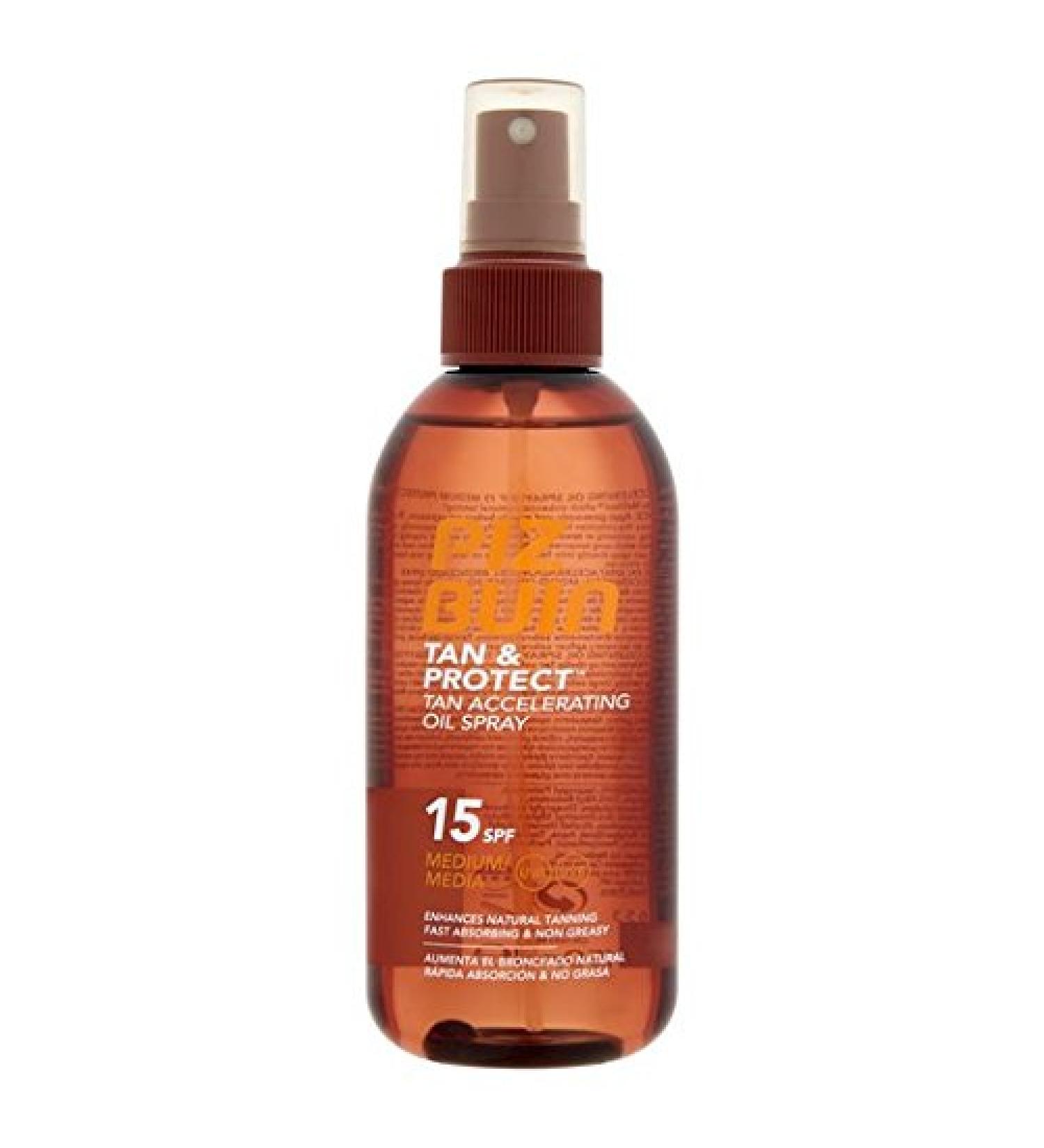 Piz Buin Tan & Protect Tan Spray Intensifying Sun Spray with SPF 15 150 ml