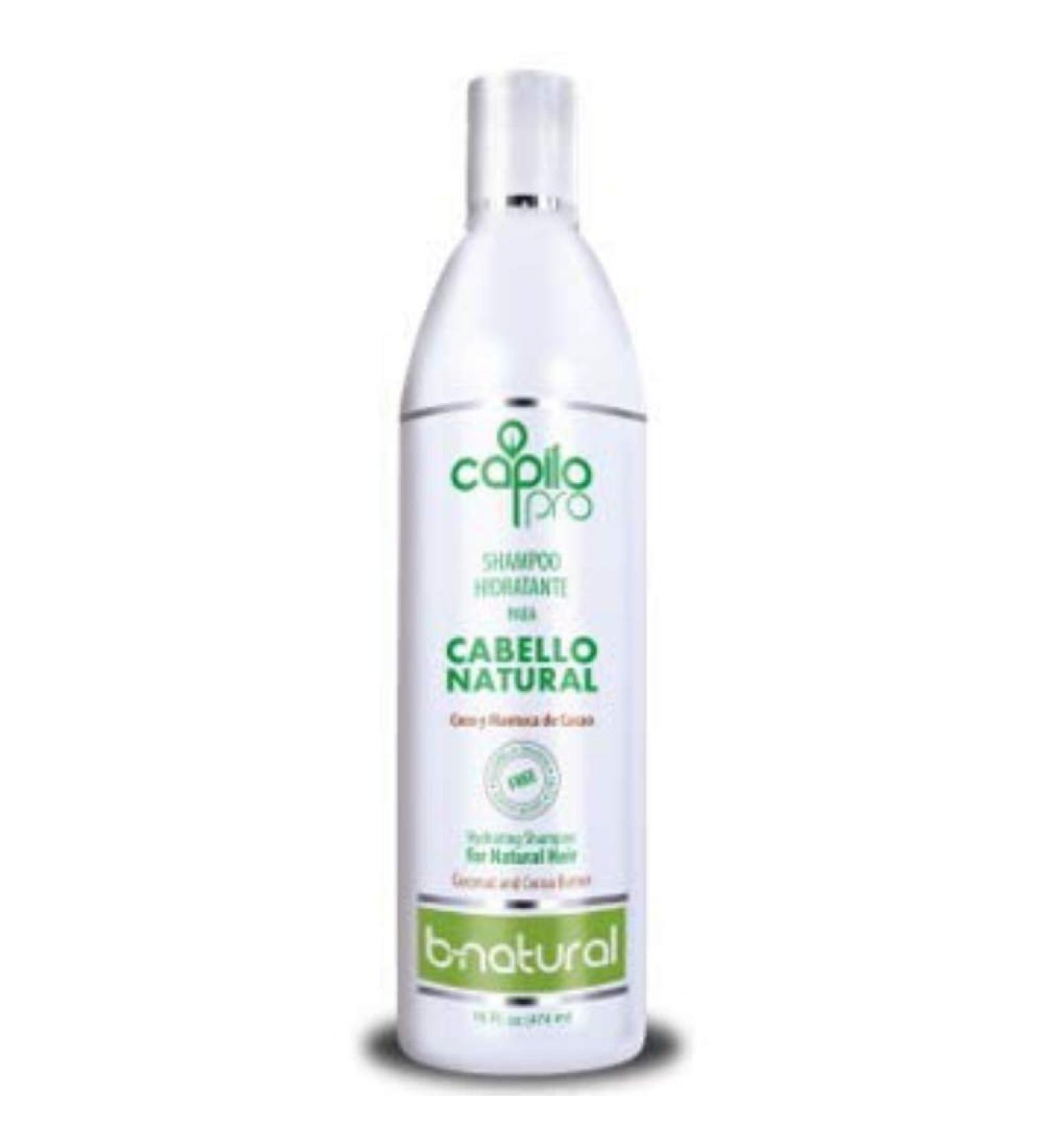 Buy CAPILO PRO B-Natural Shampoo | Coconut Oil & Cocoa Butter Moisturizer for Kinky & Curly Hair | Paraben & Sulfate Free | 16 oz - International Shipping Available - Buy Online on GoSupps.com