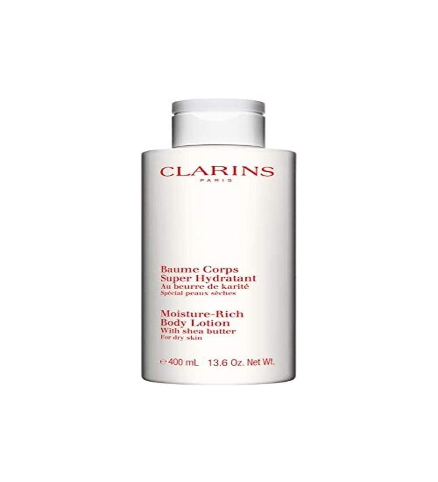 Clarins 400Ml (Pack of 1) Moisture Rich Body Lotion Rose 400 ml (Pack of 1)