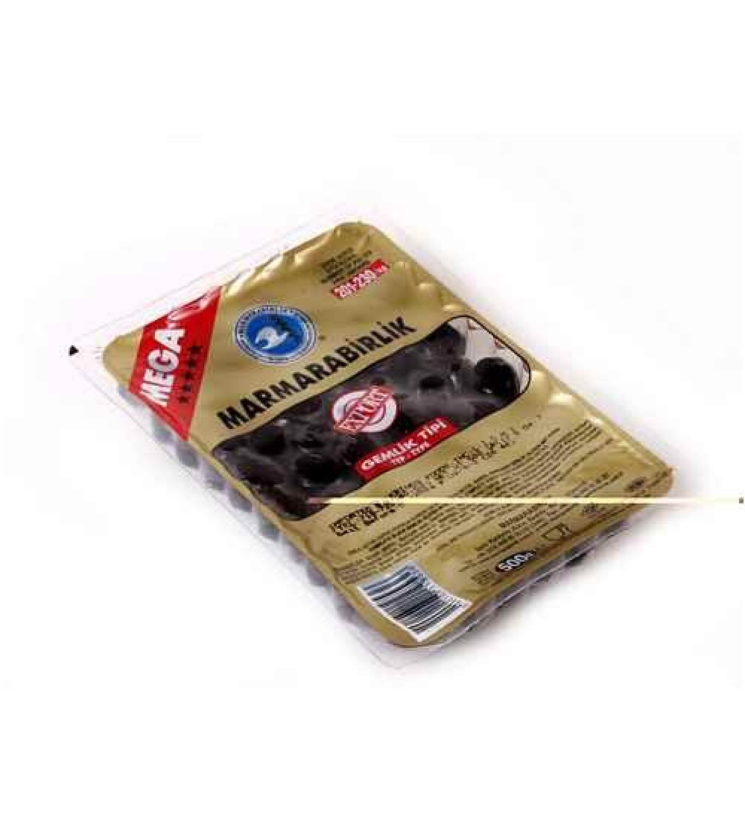 Gemlik Type Black Olives MEGA  1.1lb (500g)