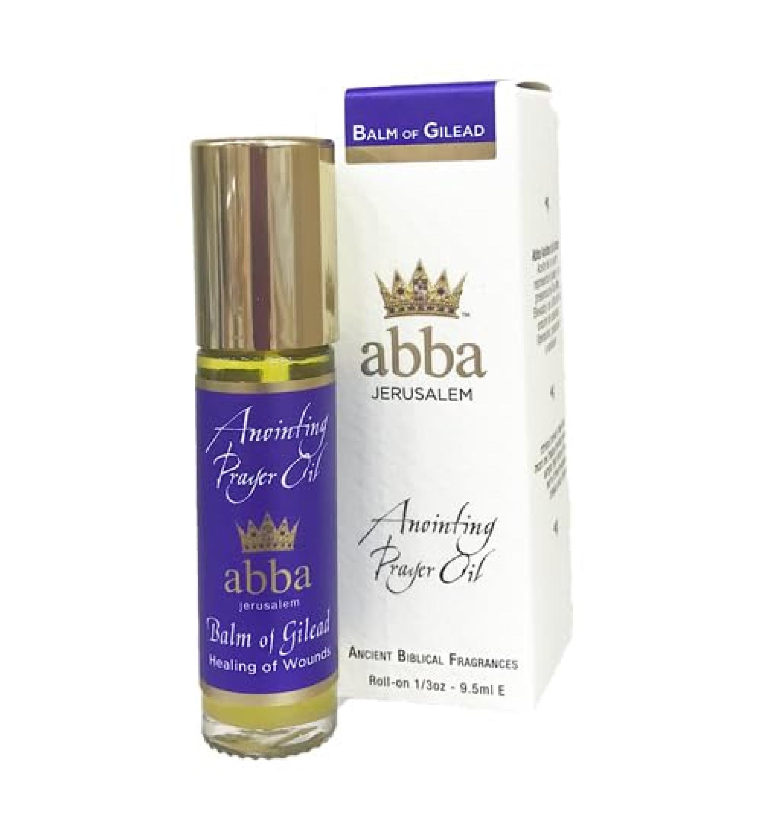 ABBA Oil Balm of Gilead ANOINTING Oil 1/3oz Roll On in Gift Box : ABBA Jerusalem