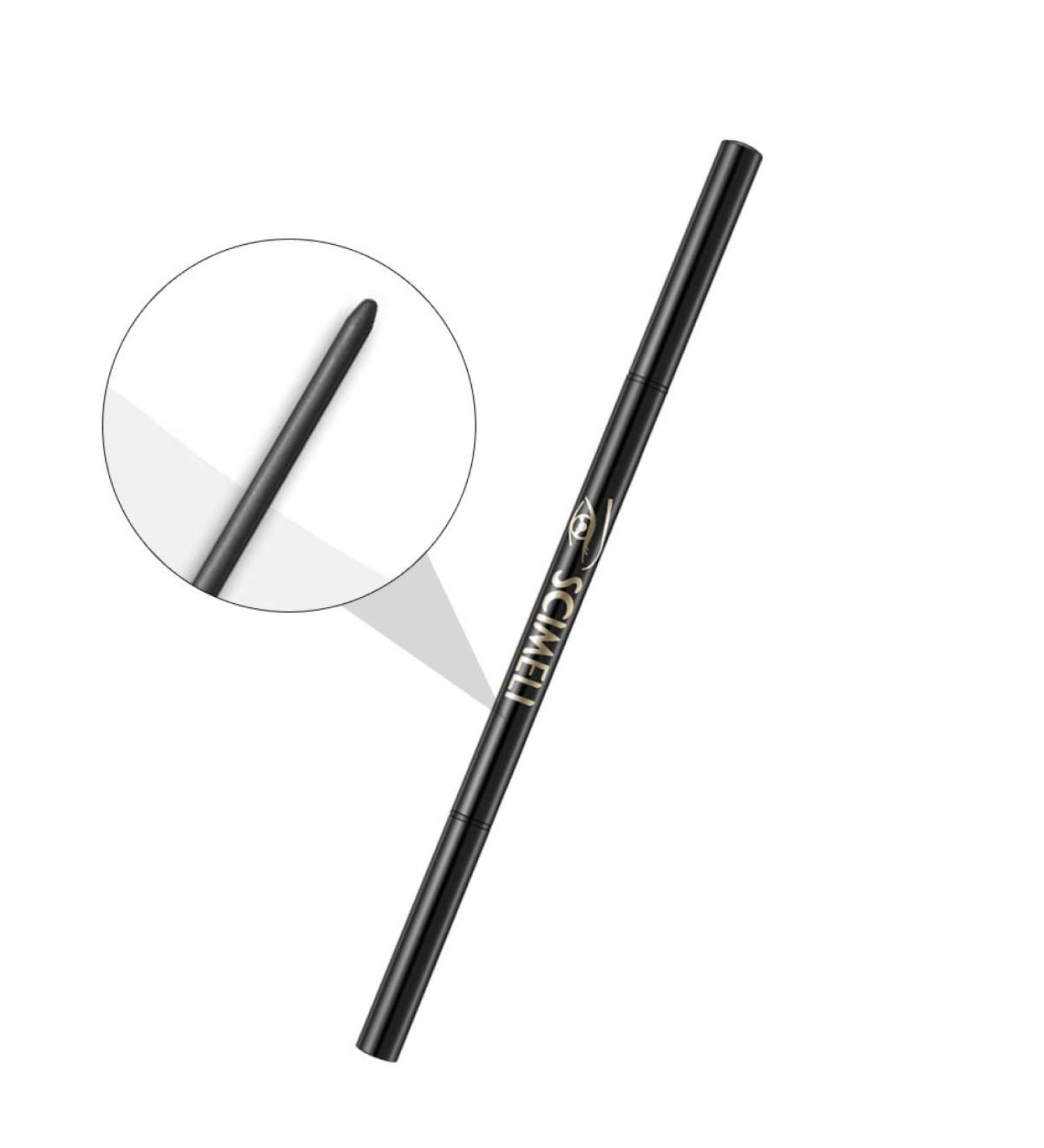 SOESFOUFU 2 1 Eyebrow Makeup Tools Thin Eyebrow Pencils Eyebrow Filler Lock Cylinder Wooden Door To Rotate 1 count (Pack of 1) Brown - Buy Online on GoSupps.com