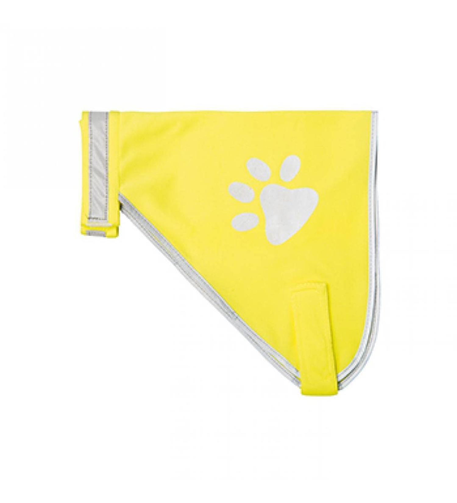 Reflective Dog Warning Vest Size L - High Visibility Safety Vest for Dogs with Velcro Fastener - Ideal for Low Light Conditions - Buy Online on GoSupps.com