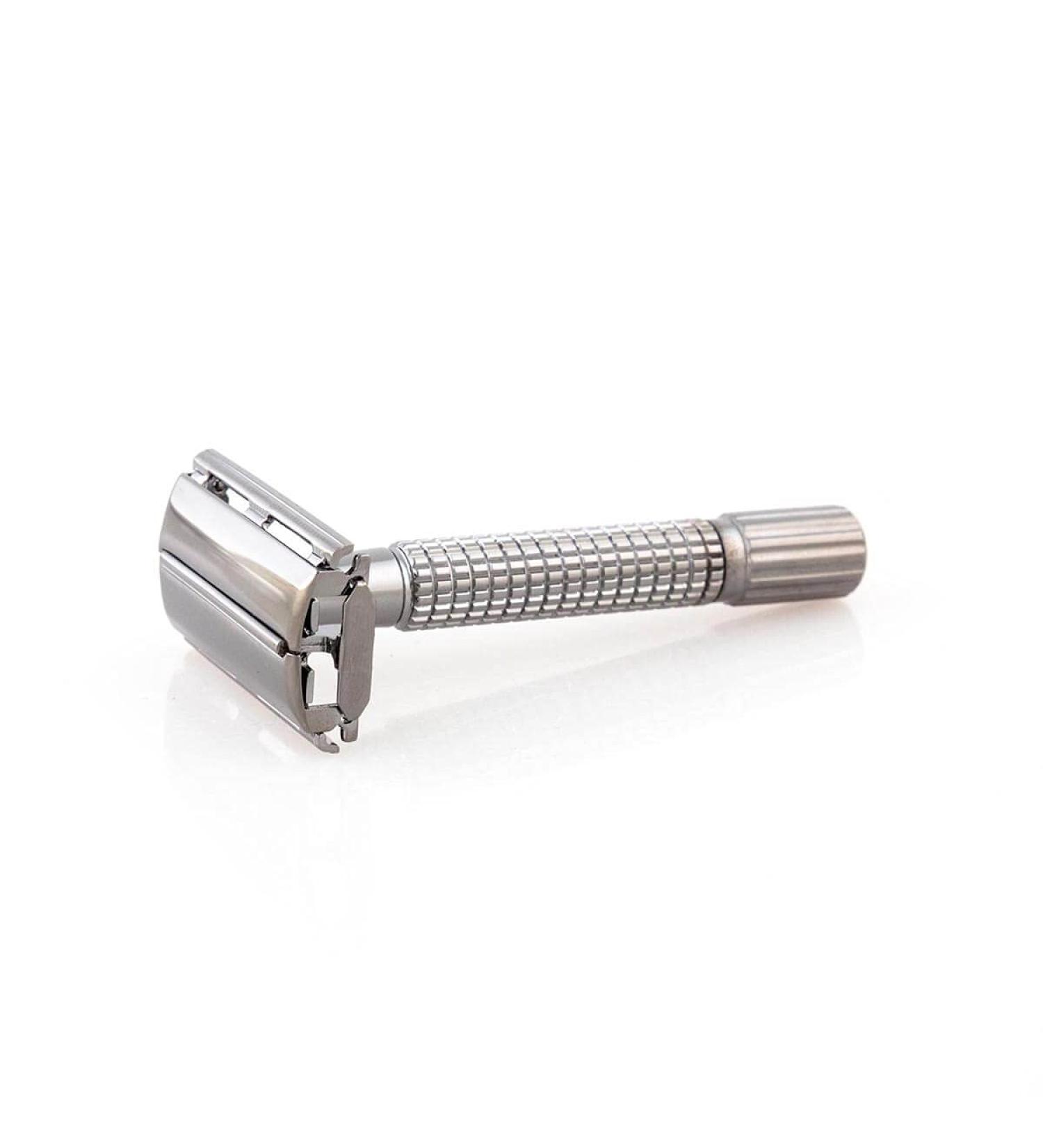Epsilon Safety Razor with Butterfly Motif - Unique Metal Design for Smooth Shaving | International Shipping Available - Buy Online on GoSupps.com