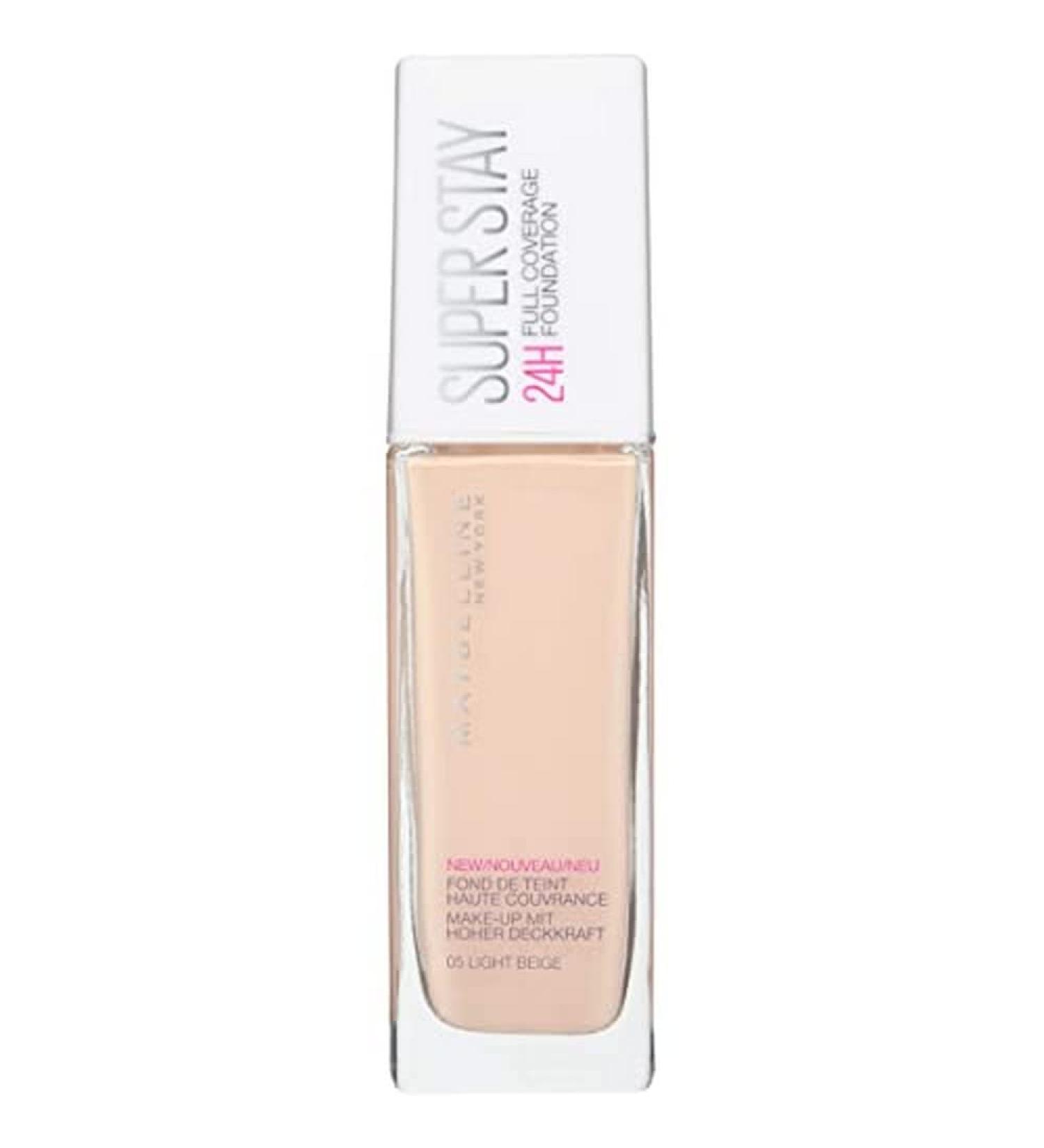 Maybelline Superstay 24 Hour Lightweight Foundation - Shade 5 Light Beige - Buy Online on GoSupps.com