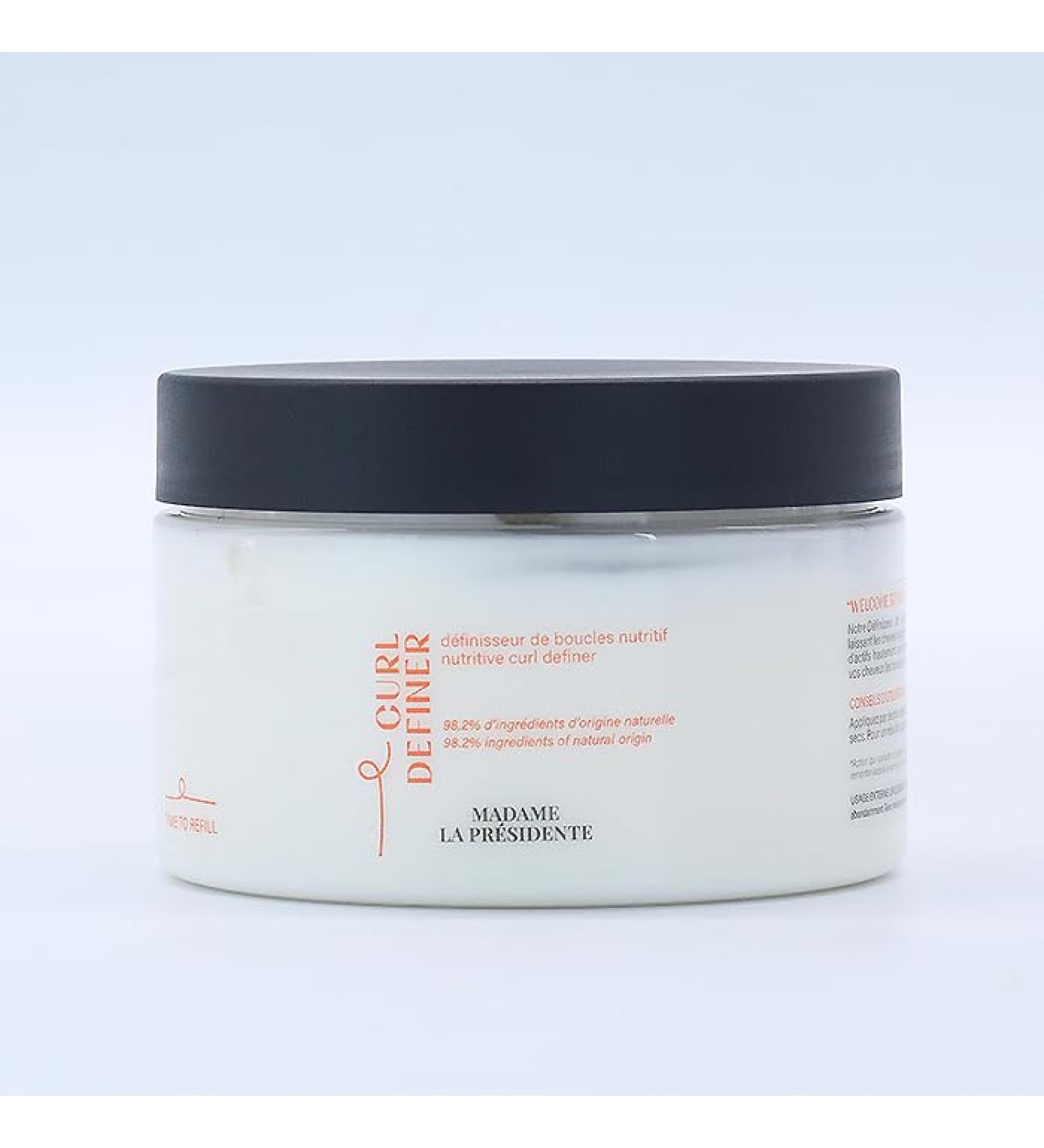 Madame La Pr sidente - Curl Definer - All Types of Curls - Defines Curls - Shine - Hydration - 98.2% Natural Ingredients - Curl Definer - Made In France - 250ml - Buy Online on GoSupps.com