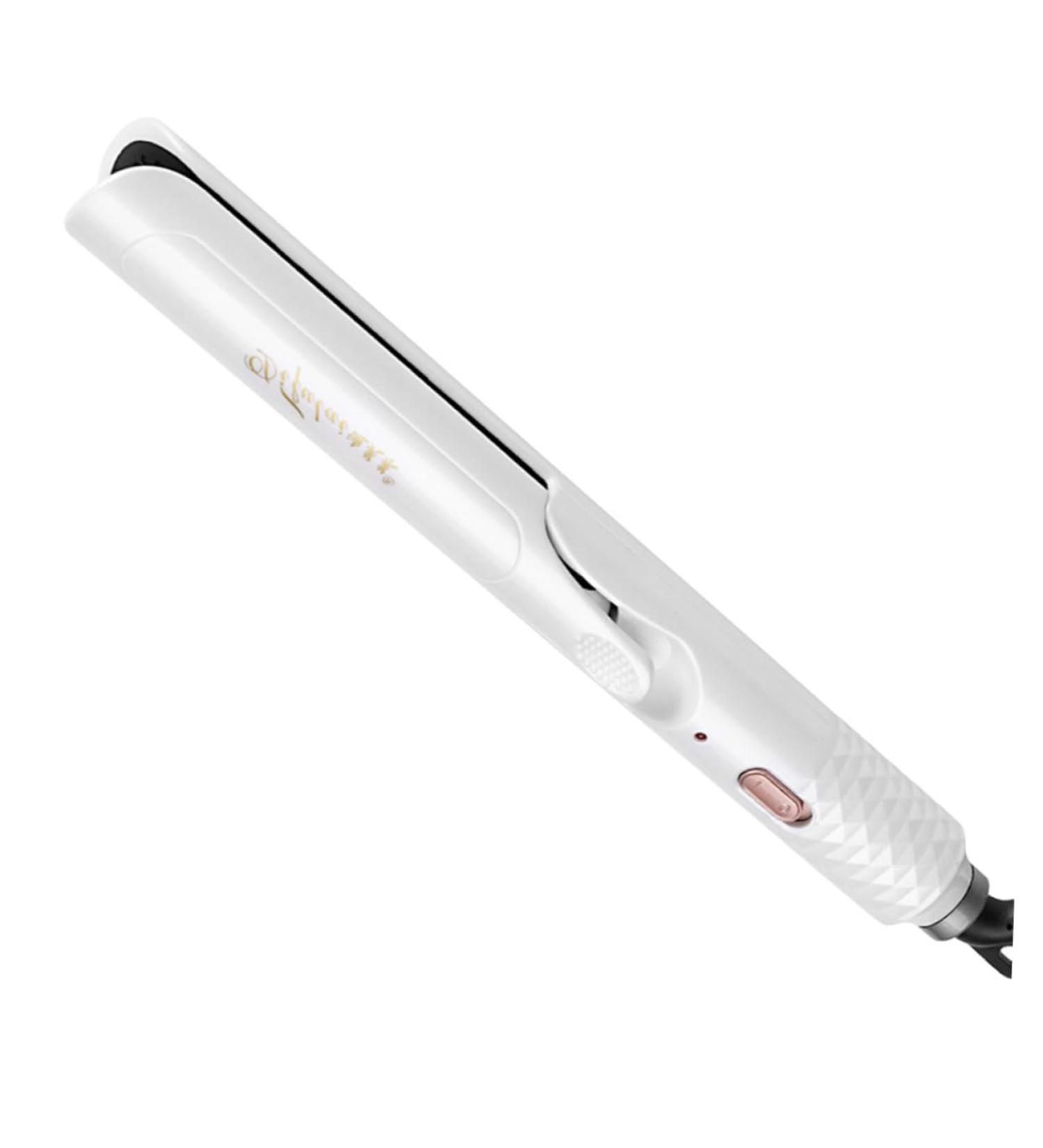 Outanaya 1pc Curling Iron for Salon Hair Straightener Brush Curling Wand Hair Straightener and Curler White US Plug White - Buy Online on GoSupps.com