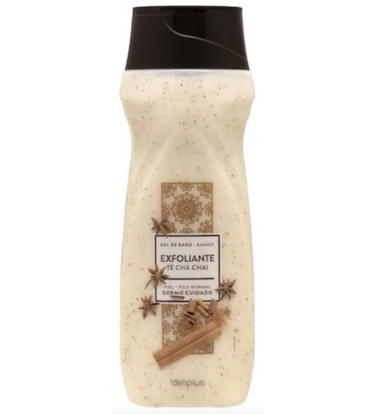 Deliplus Exfoliating Bath Gel 500ml Chai Tea Normal Skin Deliplus