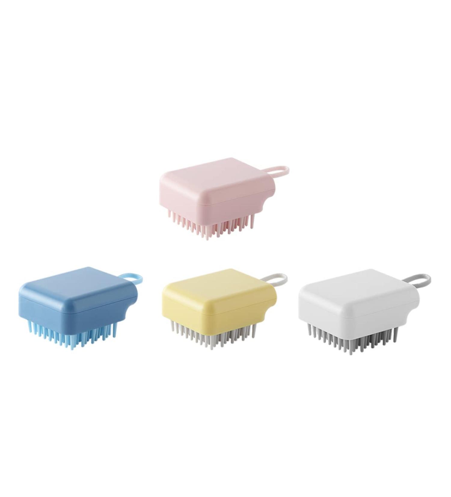 minkissy 4Pcs Scalp Massage Brush Ergonomic Design Shampoo Brush For Deep Cleansing Relaxation Suitable For Head Massage Exfoliation For Home Use Spa Experience - Buy Online on GoSupps.com