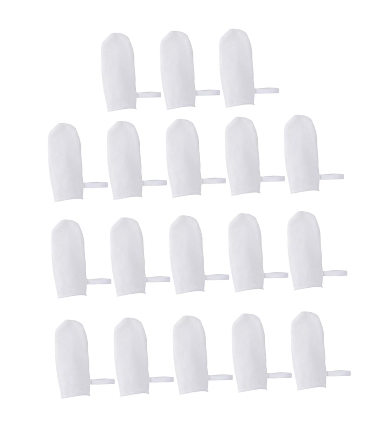 Homsfou 18-Piece Newborn Gauze Finger Toothbrush Set | Soft Cloth Brush for Baby Milk Cleaning | Toddler Fingerlings Sanitary Brush - Buy Online on GoSupps.com
