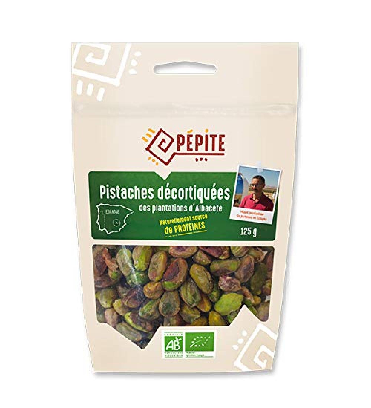 Nugget - Shelled Pistachios from the Albacete Plantations Organic 125G - Unit - Buy Online on GoSupps.com