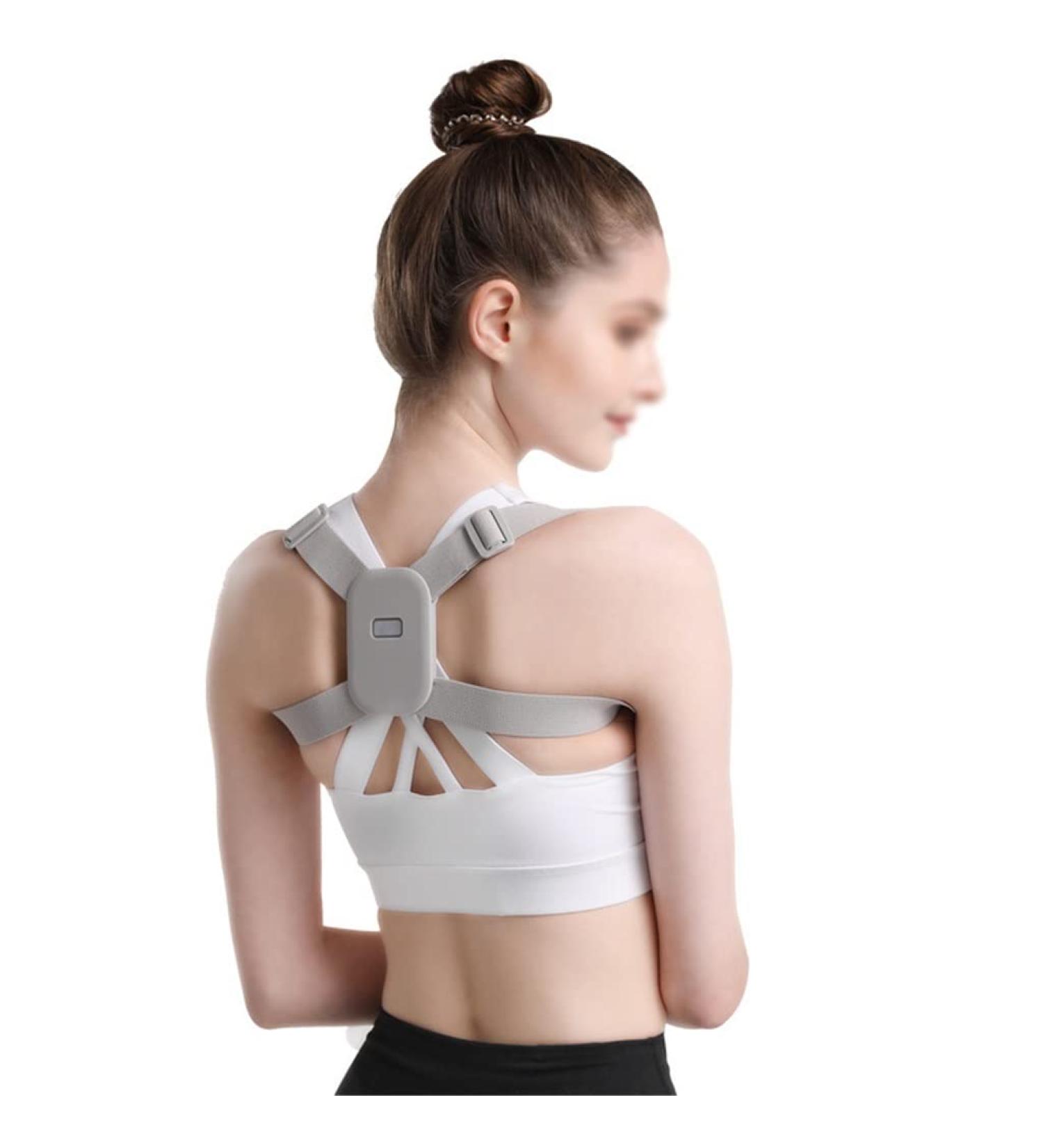 DFHBFG Intelligent Hunchback Correction Belt - Posture Corrector for Adults | Effective Standing & Sitting Support (Gray - Buy Online on GoSupps.com