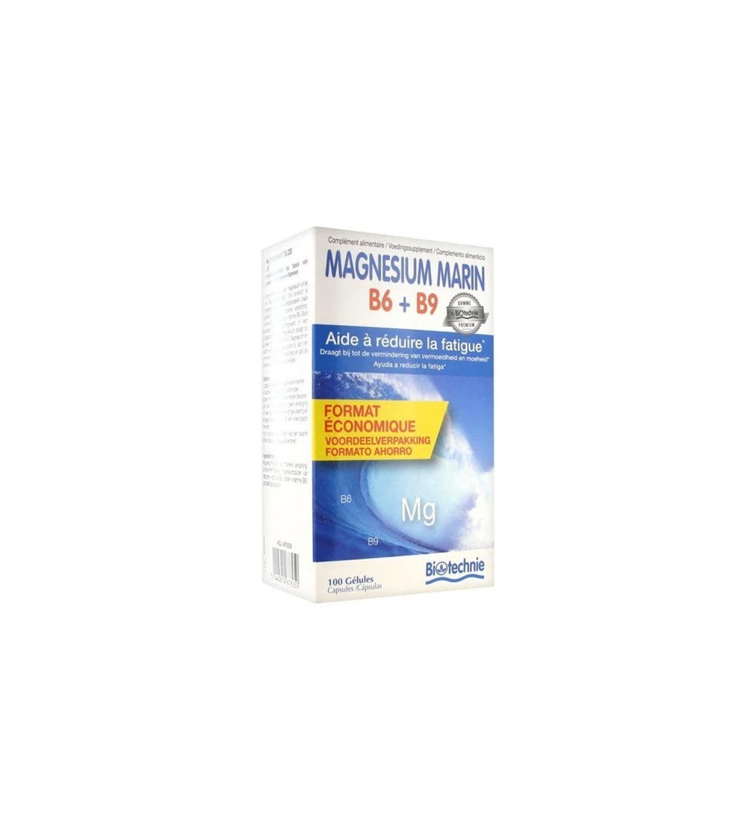 BIOVER MAGNESIO MARINO+B6+B9 40cap. BIOTECHNIE compl ment complet propos en g lules pratiques bo te de 40 g lules prendre r guli rement selon la dose conseill e et devient un alli fiable dans