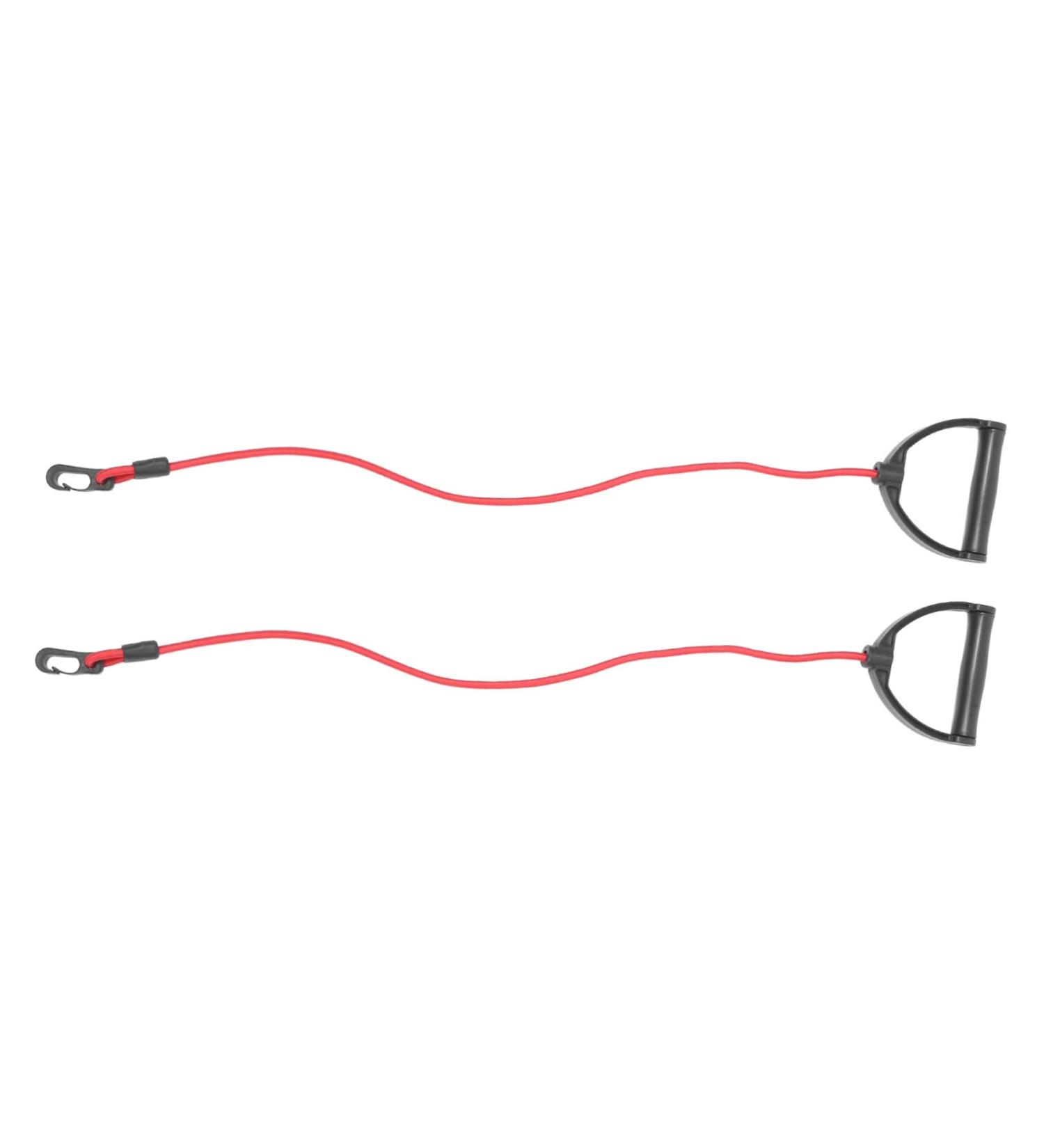 Buy 1 Pair Pull Rope Fitness Elastic Belt - Resistance Bands for Home Treadmill Workout | Red Latex Exercise Bands - Buy Online on GoSupps.com