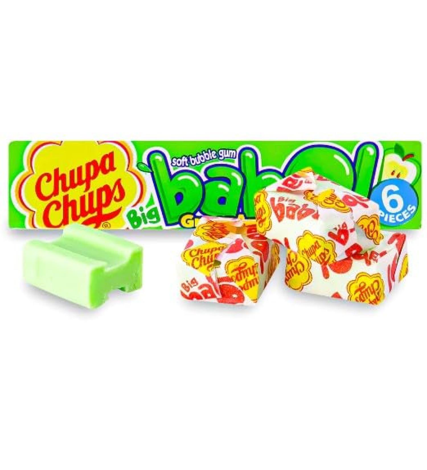 Chupa Chups Big Babol Bubblegum 28g Tasty And Twisty Treat Gift Hamper For Birthday Christmas Sold By Kidzbuzz (Babol Apple Bubblegum) - Buy Online on GoSupps.com