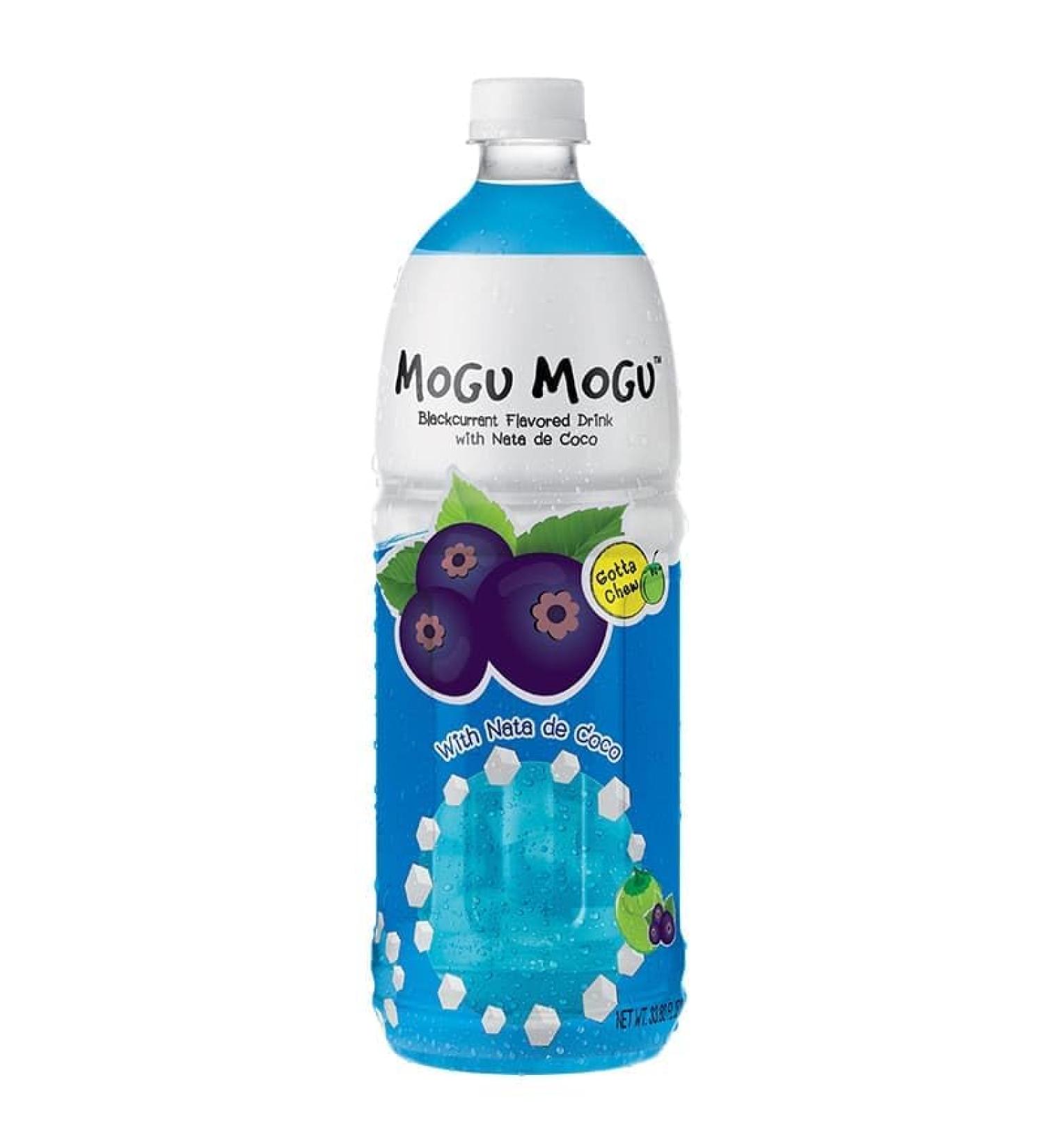  Mogu Mogu Mogu Mogu Blackcurrant Fl Drink w/Coke Nata 1000ml - Buy Online on GoSupps.com