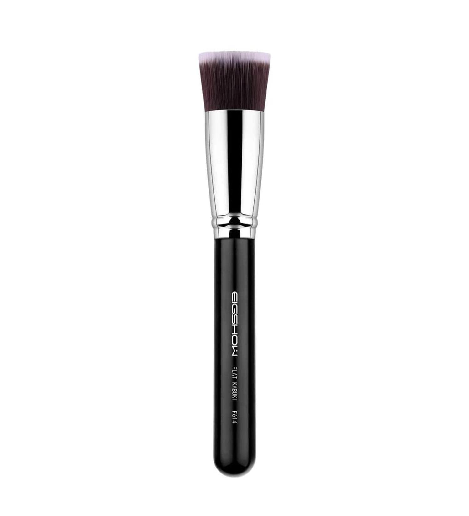 Exam Show Foundation Makeup Brush - Flat Tip Kabuki Brush for Mineral Powder Liquid & Cream Primers Concealer Blend - Soft Facial Brush (F614) - Buy Online on GoSupps.com