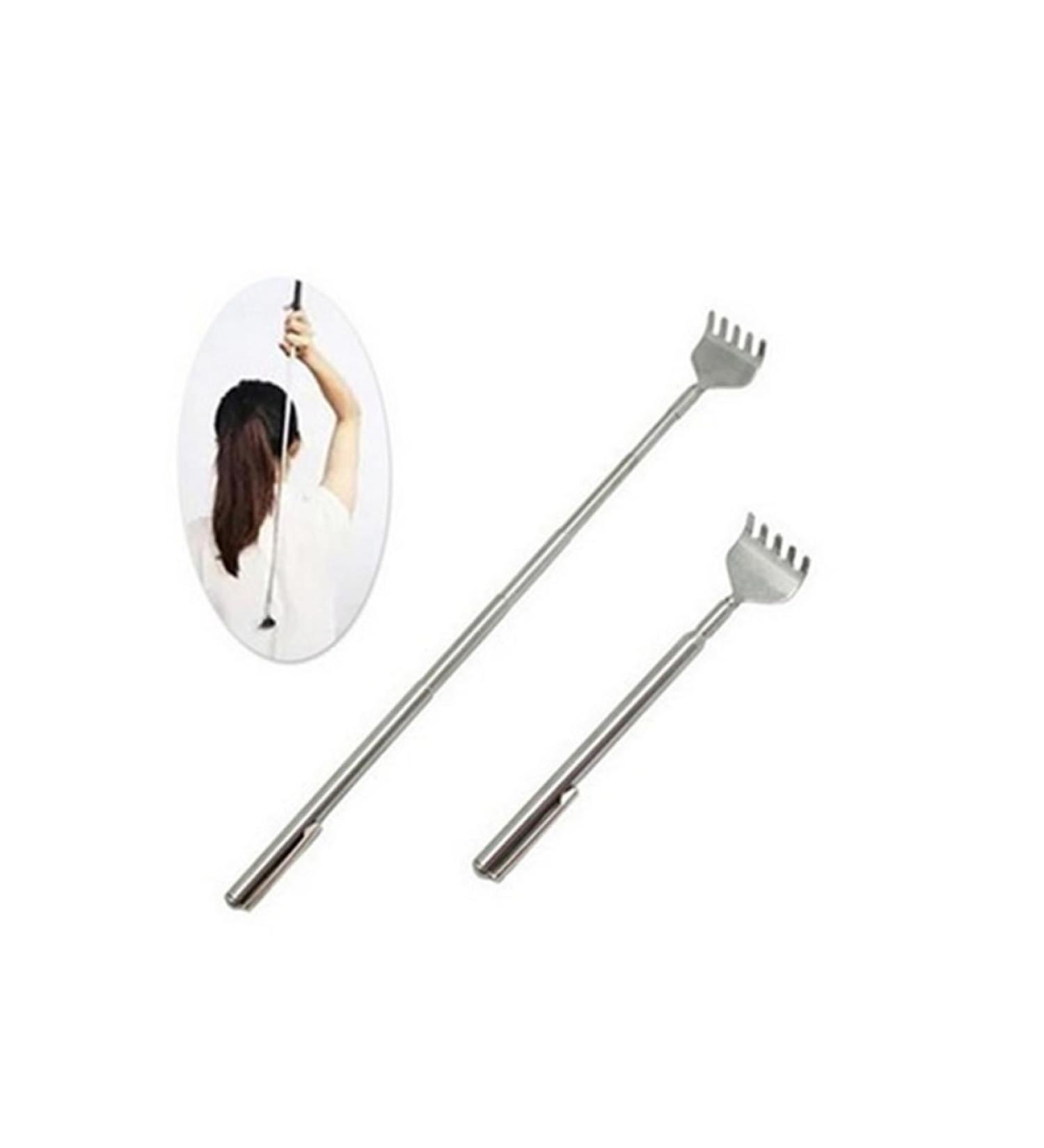 Fomiyes Stainless Steel Telescopic Back Scratcher - Adjustable Tickling Relief for Pregnant Women Durable & Recoverable - Buy Online on GoSupps.com