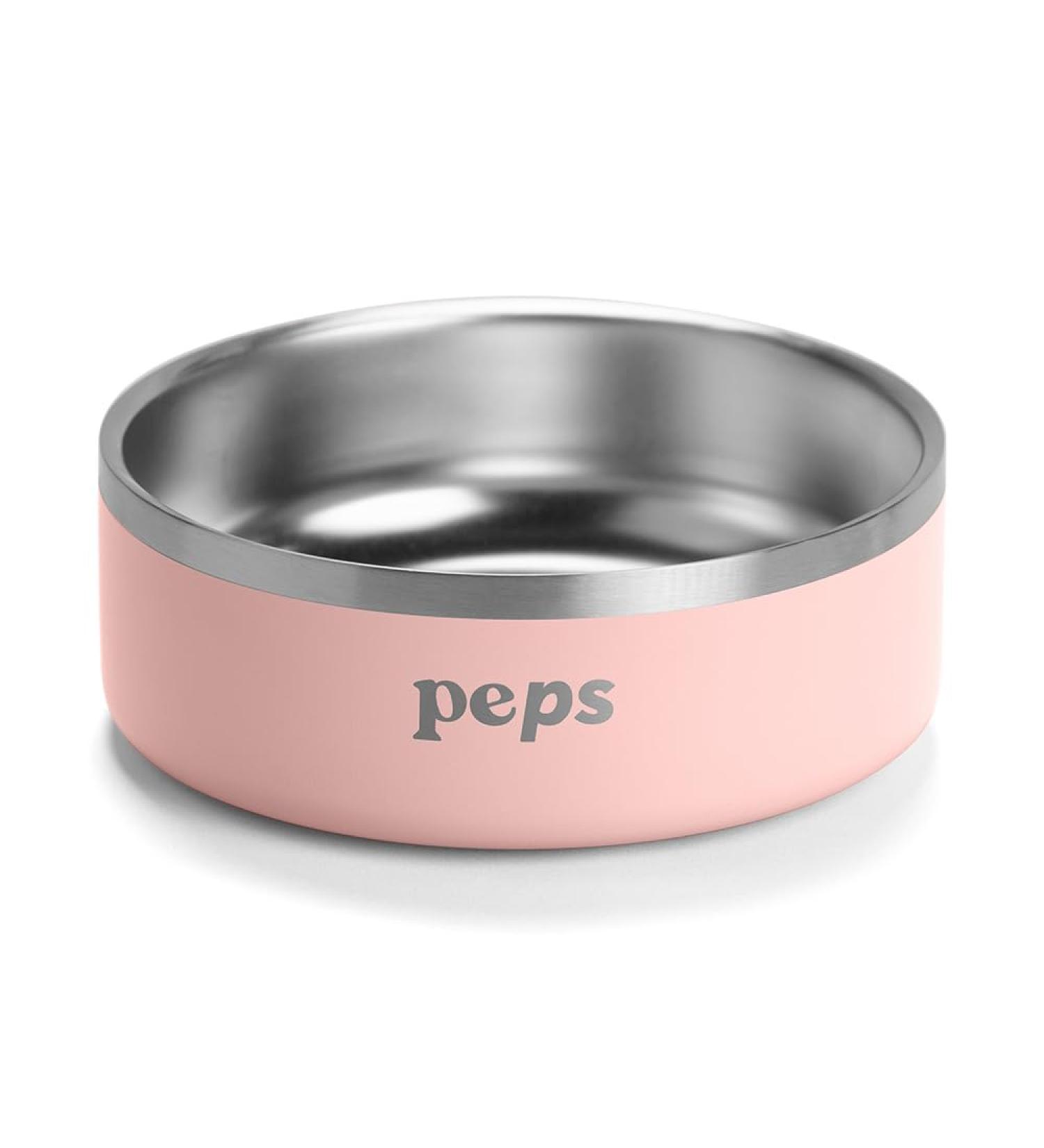 Peps Non-slip Food Bowl - Dishwasher Compatible Blush - Buy Online on GoSupps.com