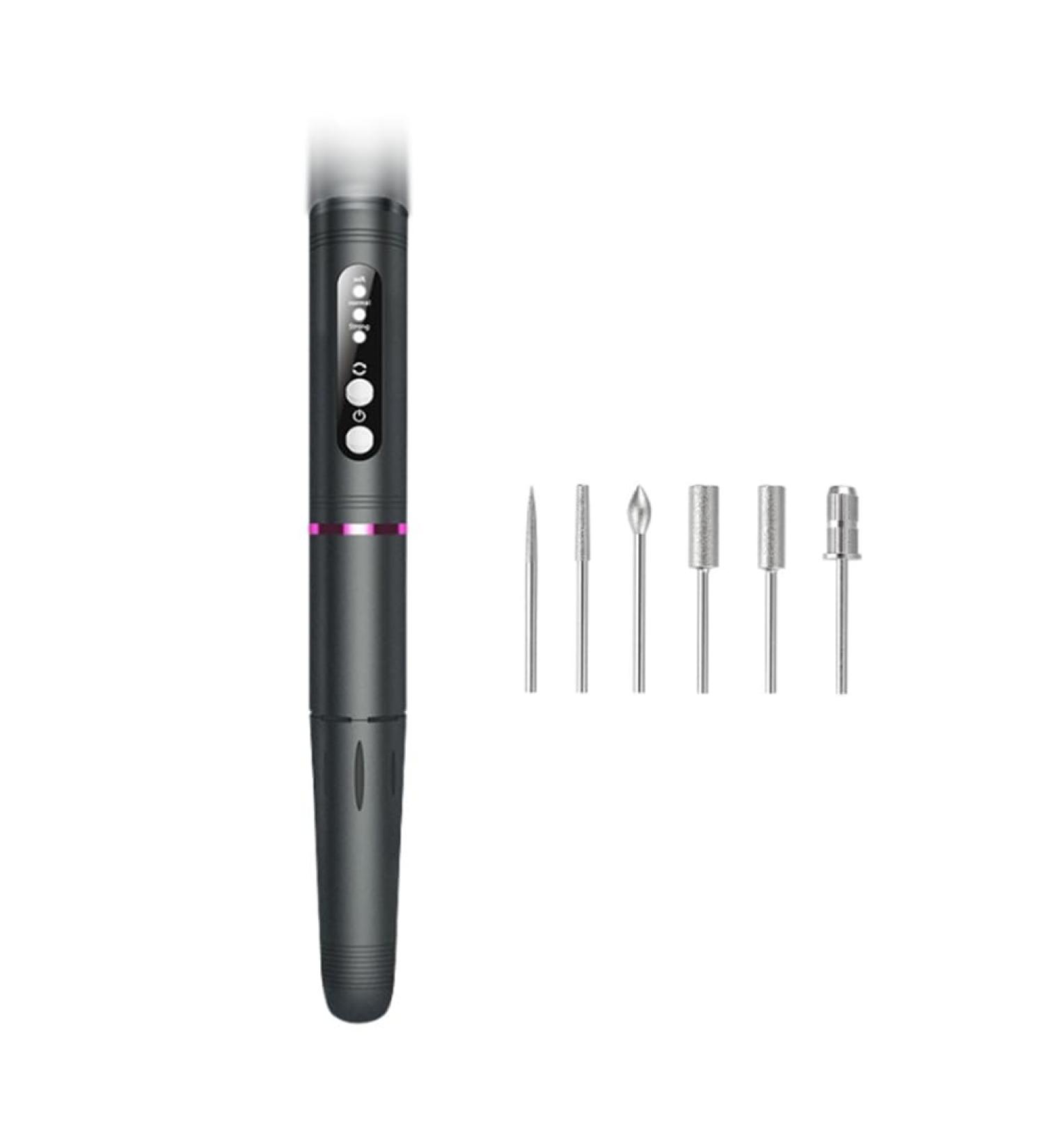 GUIJIALY Electric Nail for Instrument Wireless Manicure Pedicure Set Nail File Electric USB Rechargeable18000 Rpm 3 Speed Levels - Buy Online on GoSupps.com