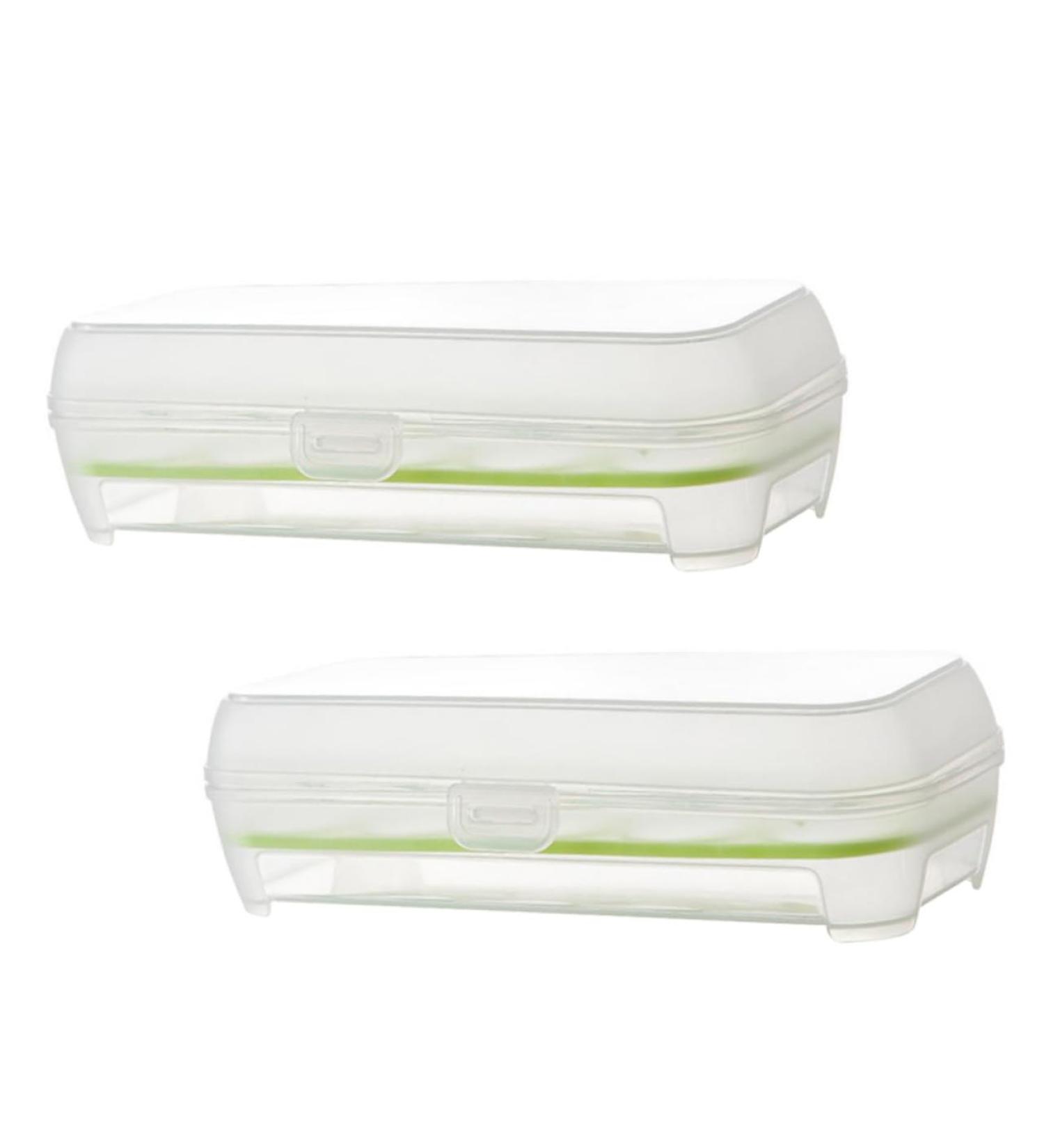 RORPOIR 2pcs 10 Eggs Storage Rack Empty Egg Cartons Fresh Egg Tray Camping Multifunction Egg Rack re-usable Green 24.5*10.5*7cm - Buy Online on GoSupps.com