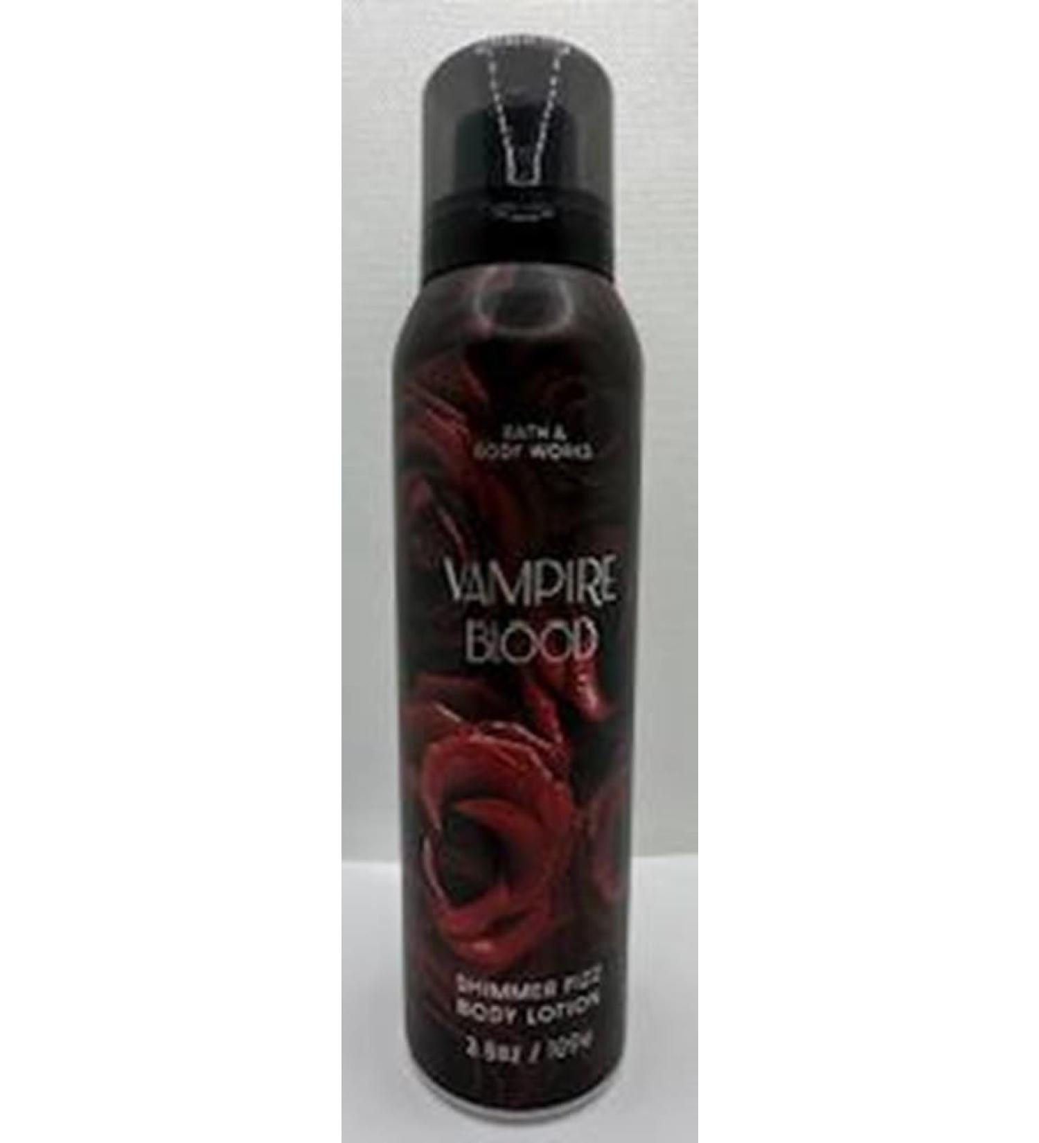 Vampire Blood Shimmer Fizz Body Lotion 3.5 Oz Halloween Red White and Black