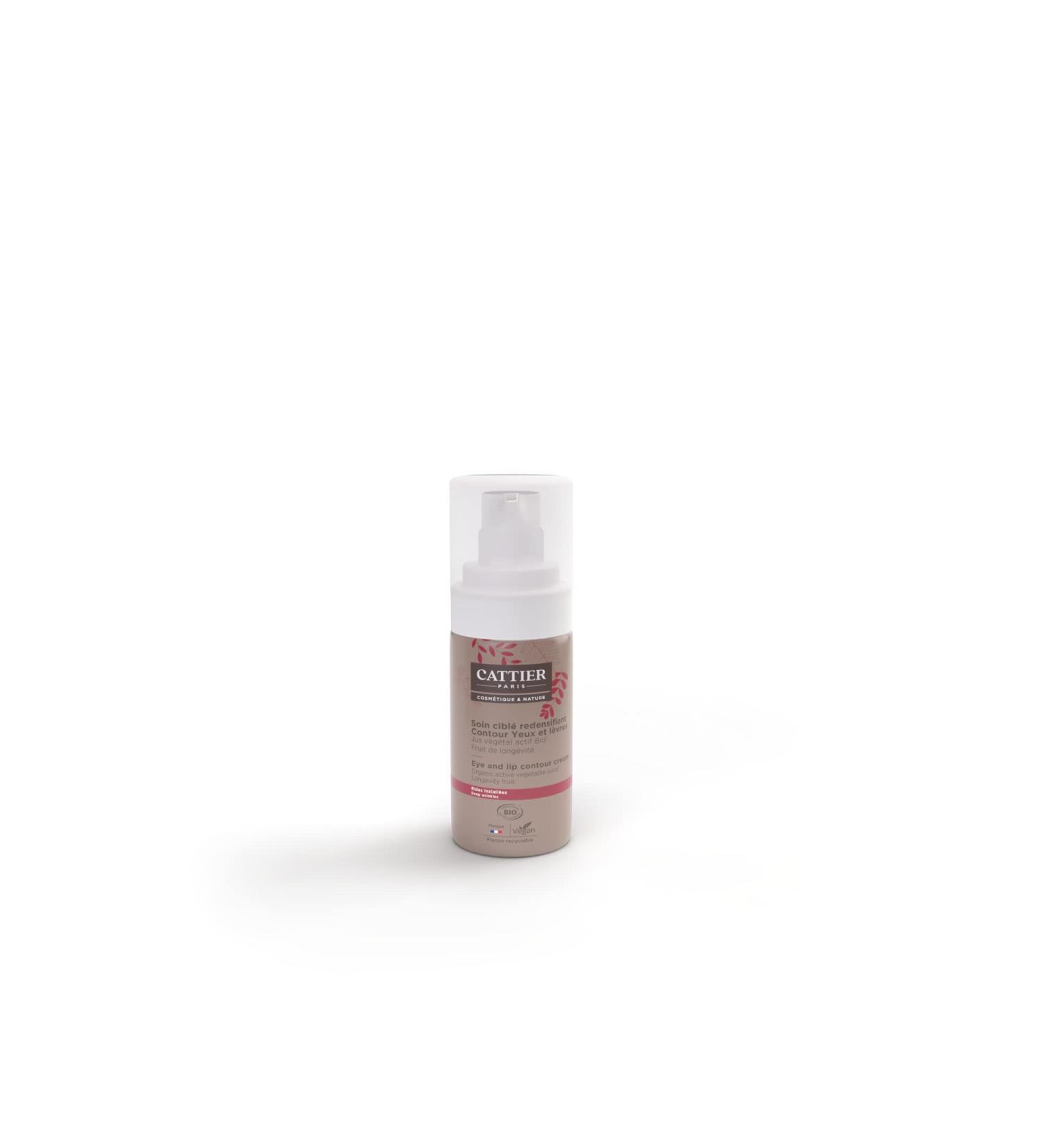 Cattier - Targeted Redensifying Care - Eye and Lip Contour - Organic 15ml - Buy Online on GoSupps.com