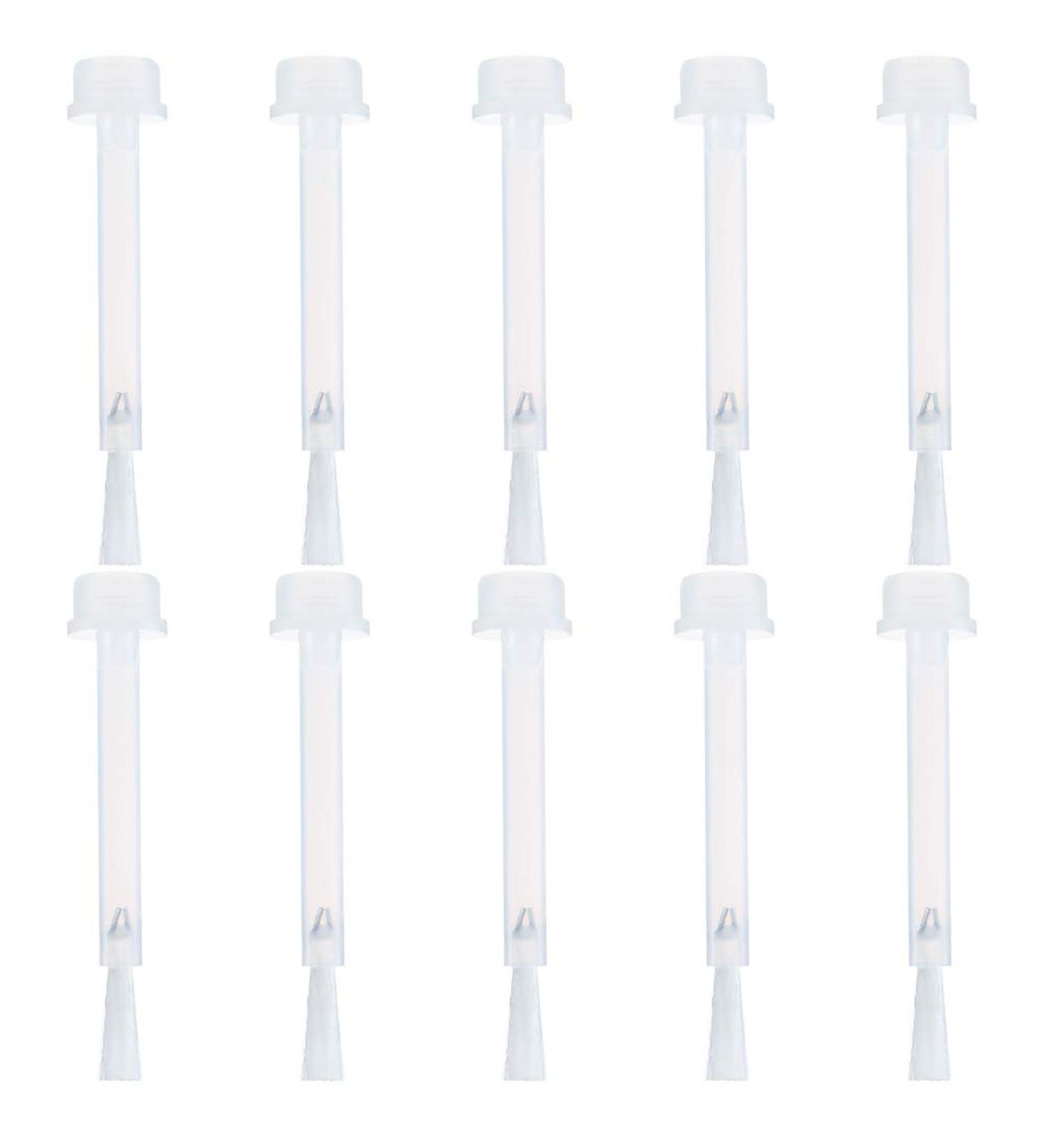 Uspeedy 100pcs Dip Powder Liquid Brushes Set - White | Nail Dipping Powder Replacement Brush | Nail Polish Applicator - Buy Online on GoSupps.com