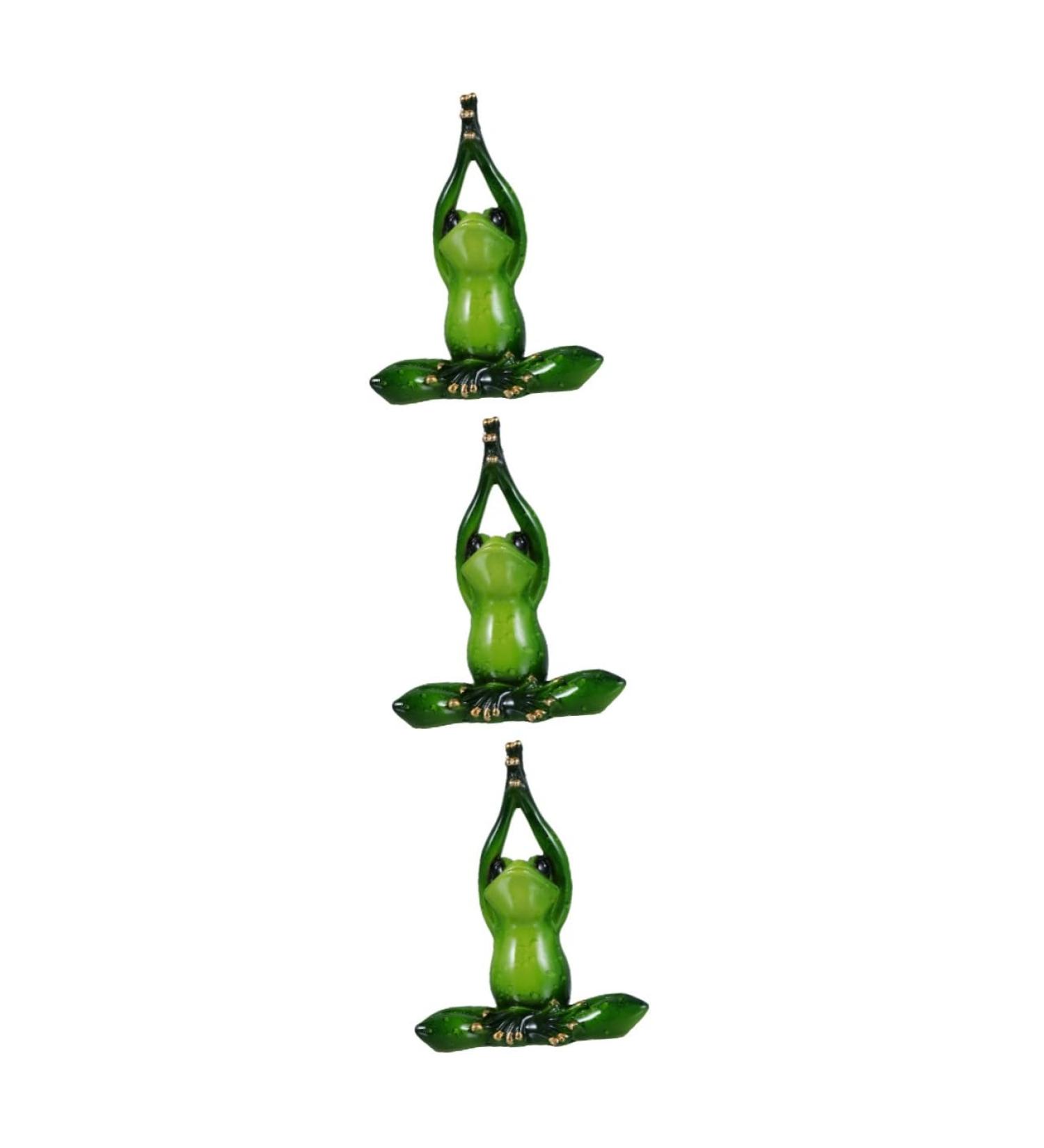 ULTECHNOVO 3pcs Frog Ornaments Accessories Resin Office Mini - Buy Online on GoSupps.com