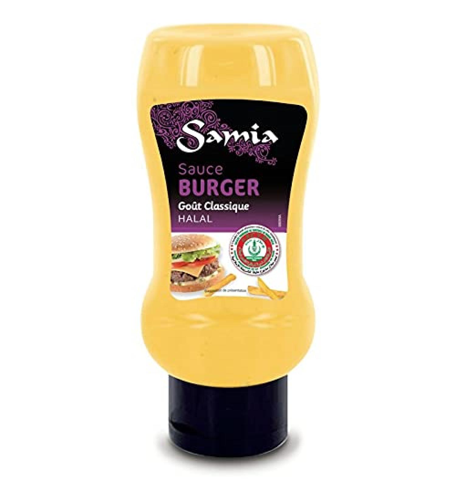 Samia Halal Burger Sauce Classic Flavour 350ml (Pack of 4)
