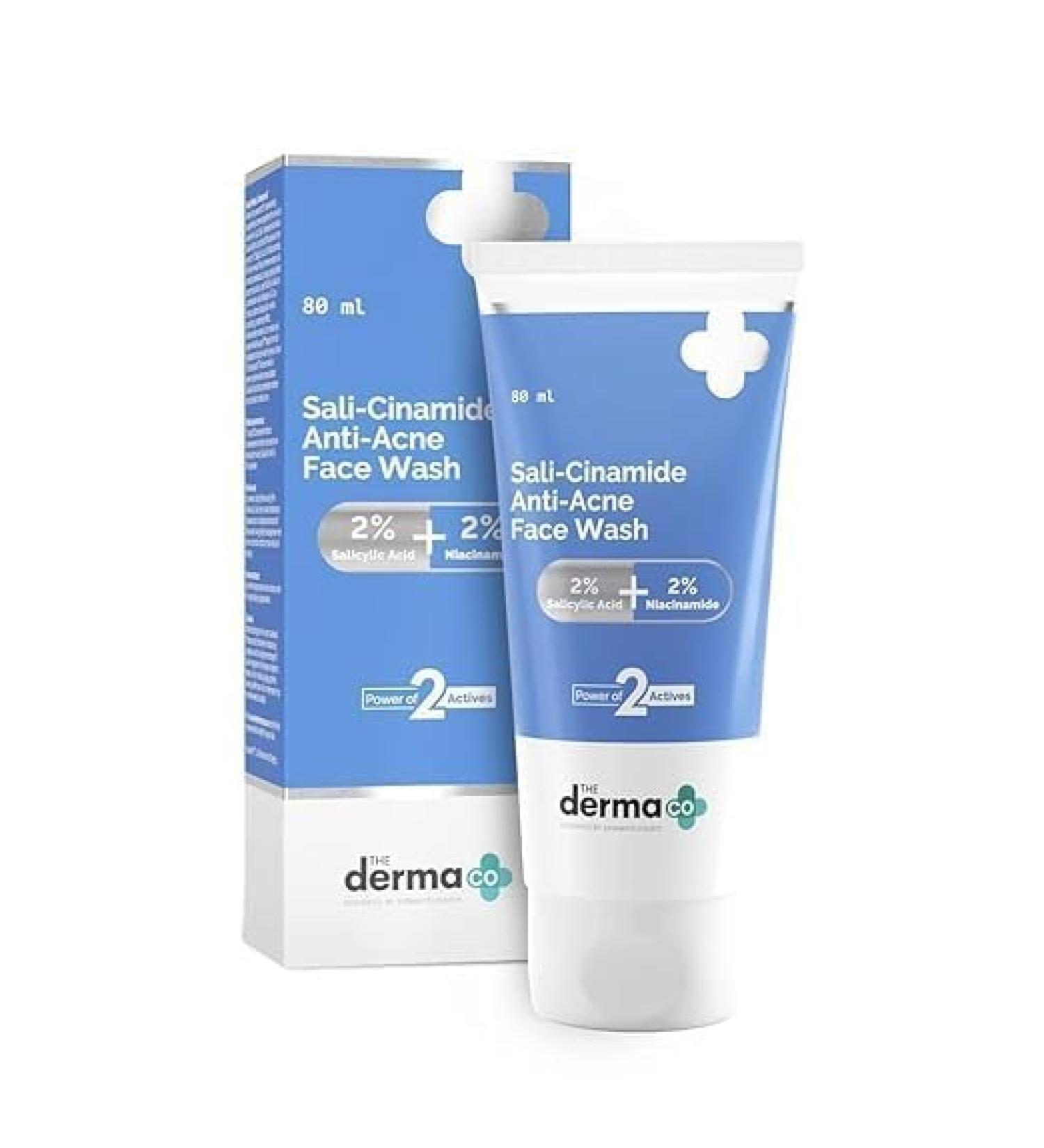 2% Salicylic Acid & Niacinamide Anti-Acne Face Wash - 80ml | Clear Skin Solution for All Skin Types - Buy Online on GoSupps.com