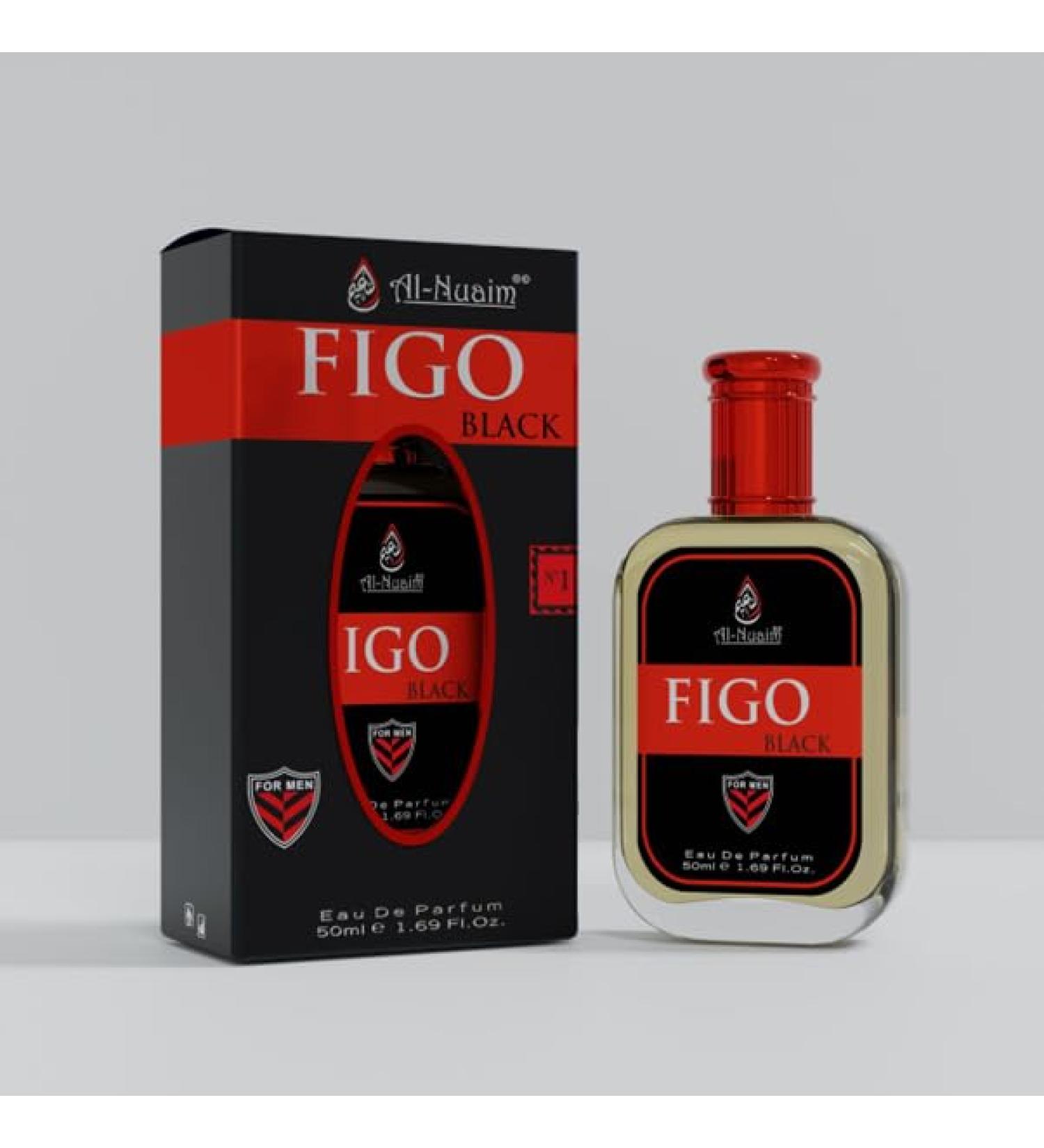 Figo Black 50ML Eau De Parfum Alcohol Free Perfume Long Lasting Fragrance Unisex 1.69 -Floz Spray - Buy Online on GoSupps.com