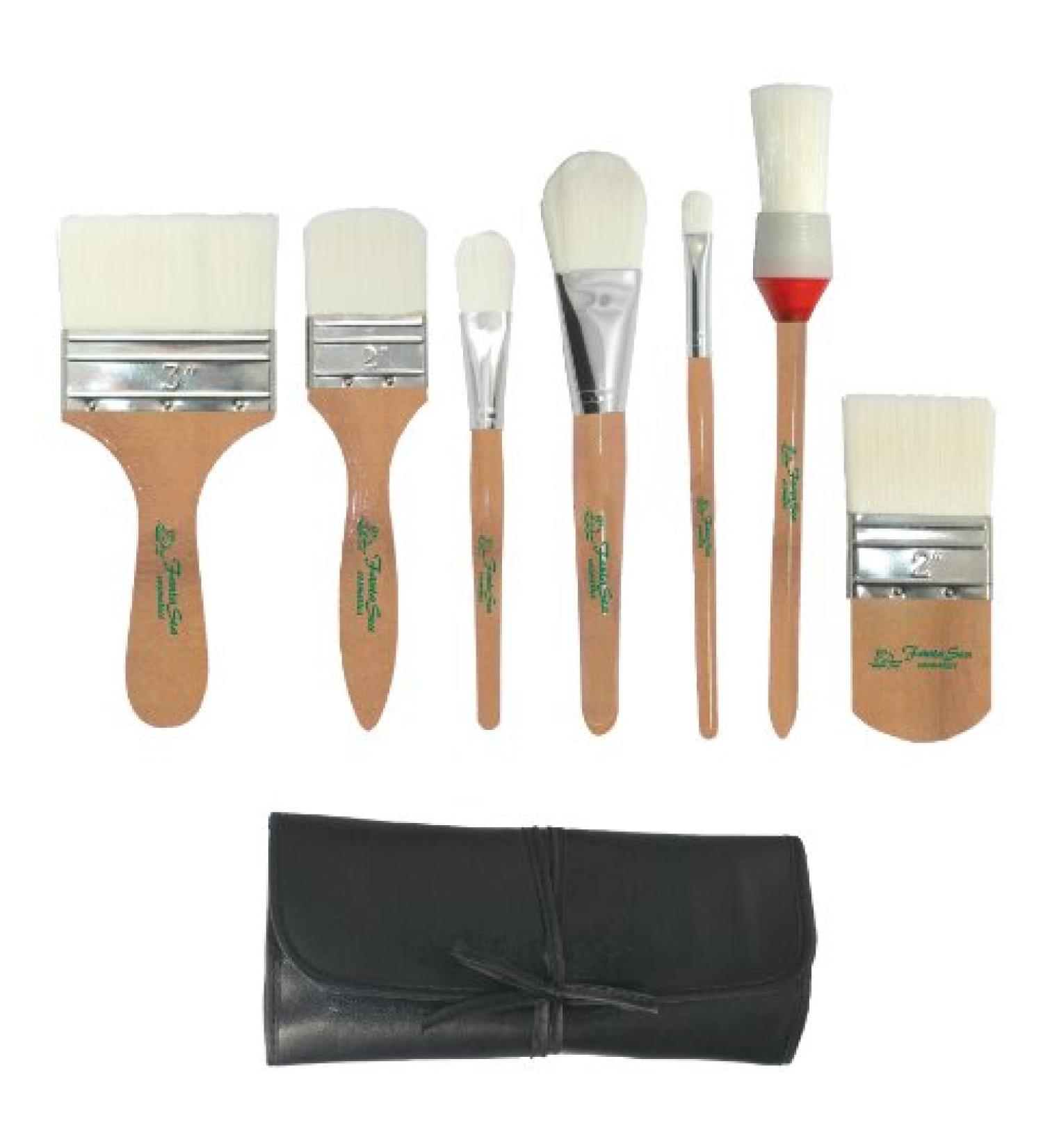 FantaSea 7 piece Synthetic Body Brush Set