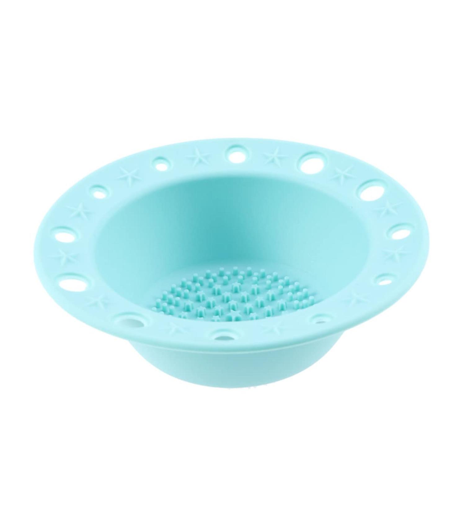DRESSOOS 1pc Brush Cleaner Mat Brush Cleaning Pad Lotus Light for Temple Bat Wing Hair Band Portable Cosmetic El Collar Con Puede Cosmetic Brush Cleaning Mat Perfect Makeup Brush Wash Bowl medium Green - Buy Online on GoSupps.com