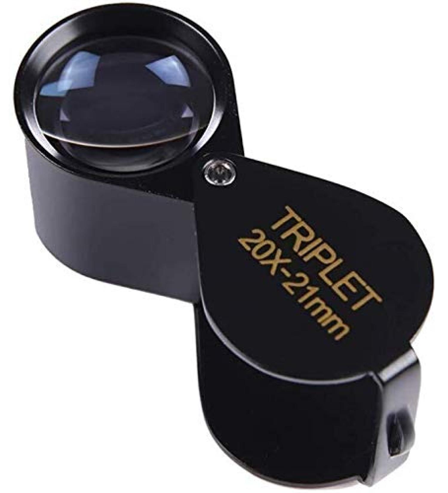 Magnifying Glasses Educational Hobby Magnifiers Portable Pocket Magnifier Identification View The Tiny Text of The Vial Foldable Protect The Lens Comfortable Anniversary - Buy Online on GoSupps.com