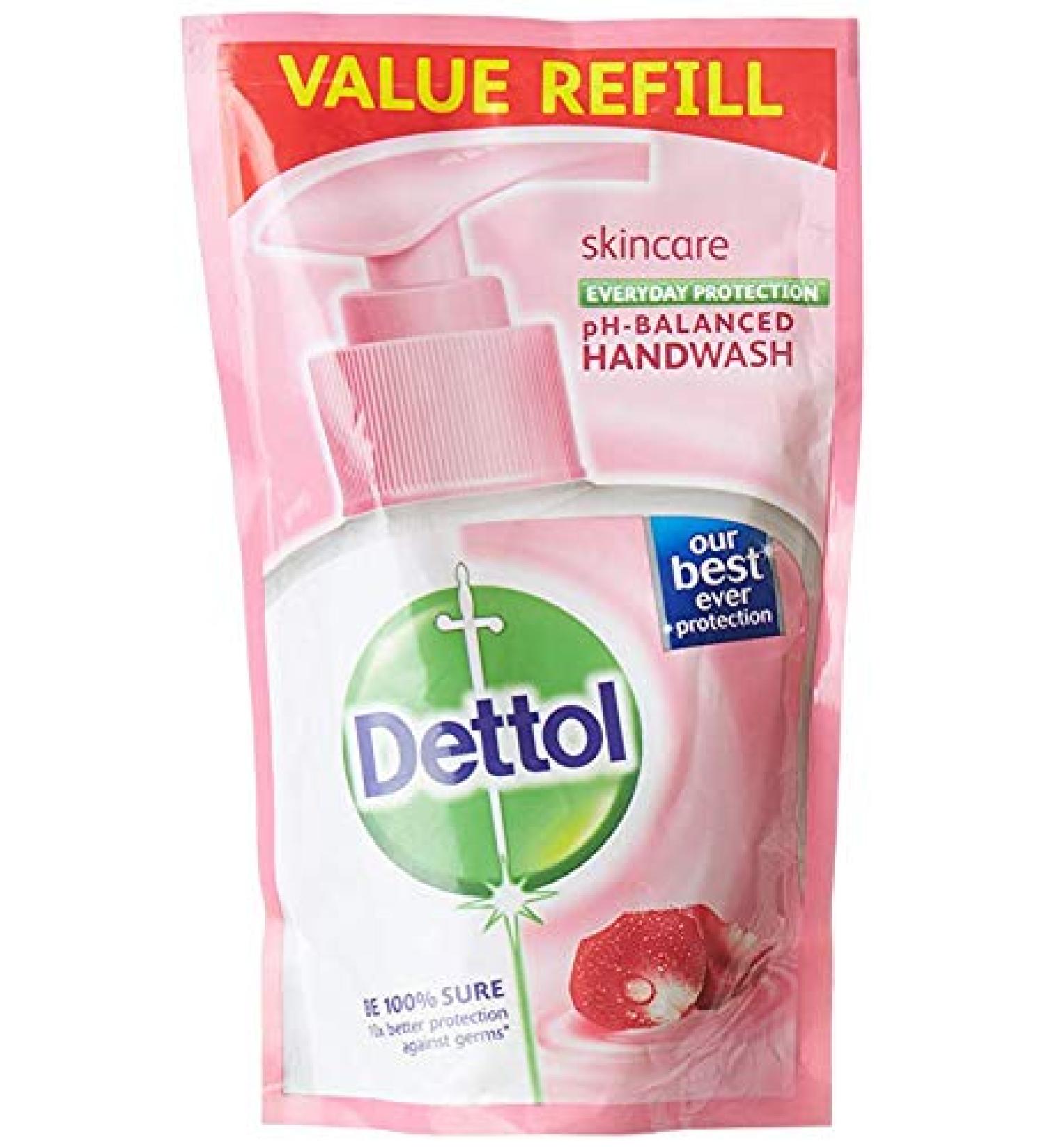 Dettol Skincare pH Balance Handwash Refill Pouch 175ml (Pack of 2)