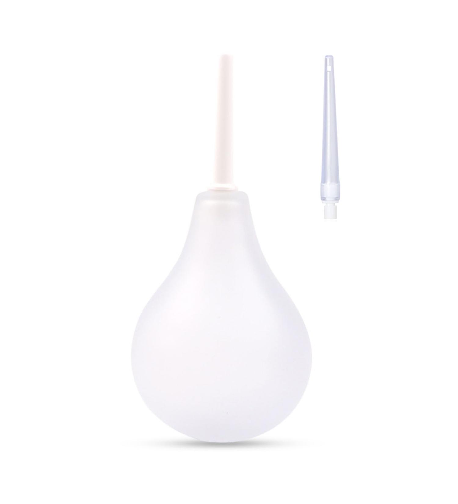 Skhaovs 240 ml Silicone Enema Kit for Men & Women - Reusable Intestinal Cleaner with 2 Smooth Nozzles | Anal Shower & Intestinal Irrigator - Buy Online on GoSupps.com