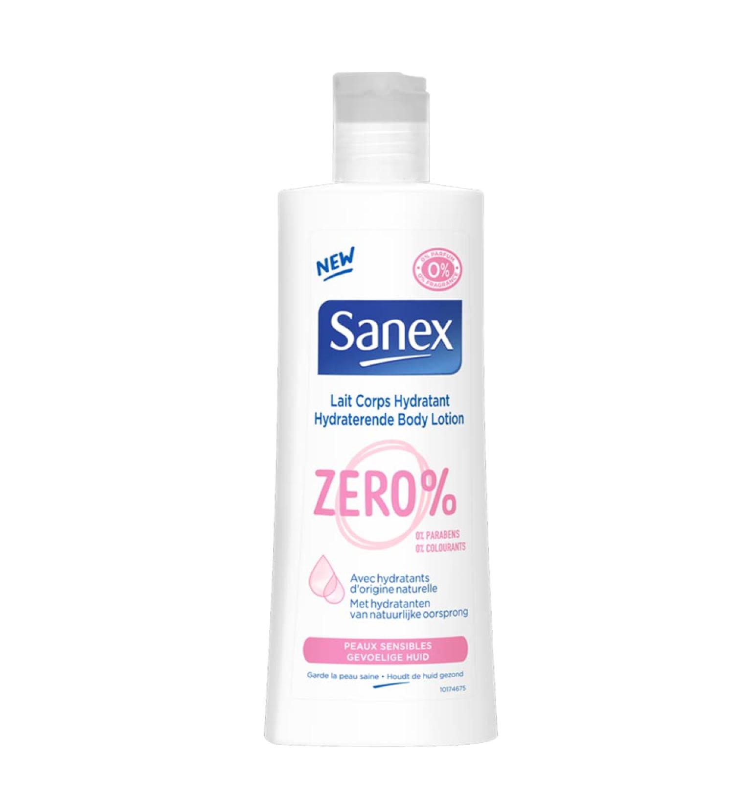 Sanex Moisturizing body lotion for sensitive skin - The bottle of 250 ml