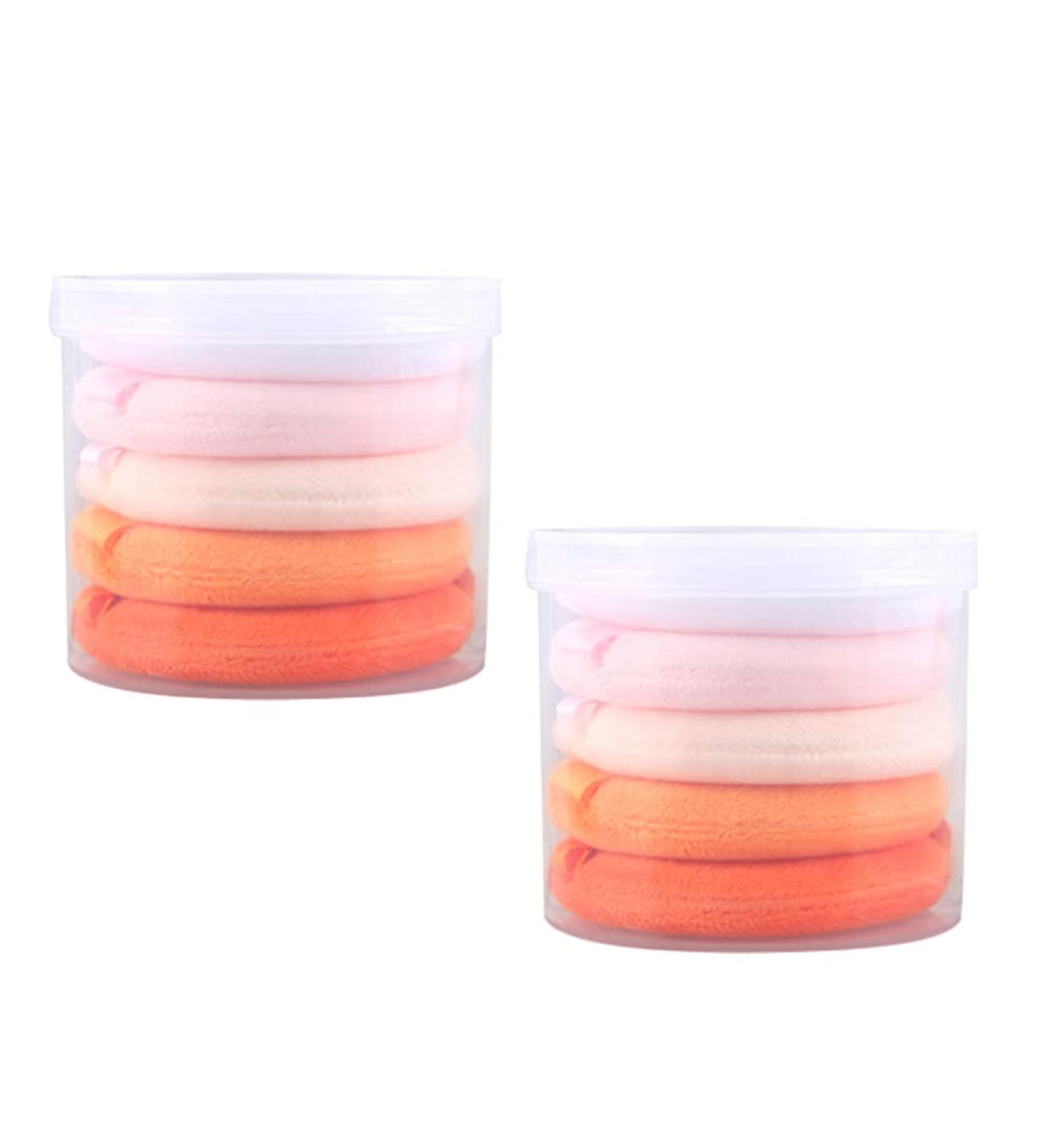 Buy 2 Boxes of Powder Puff Makeup Sponges - Travel-Friendly Cosmetic Pads with Strap for Foundation & Face - International Shipping Available - Buy Online on GoSupps.com