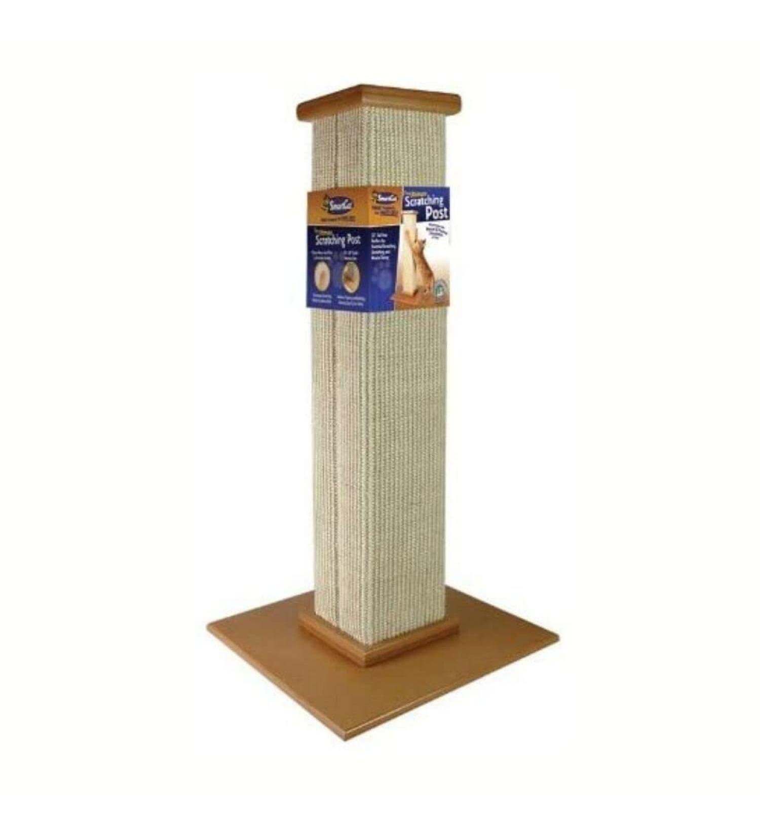 SmartCat Pioneer Pet Ultimate Scratching Post - Brown | Durable Cat Scratcher - Buy Online on GoSupps.com