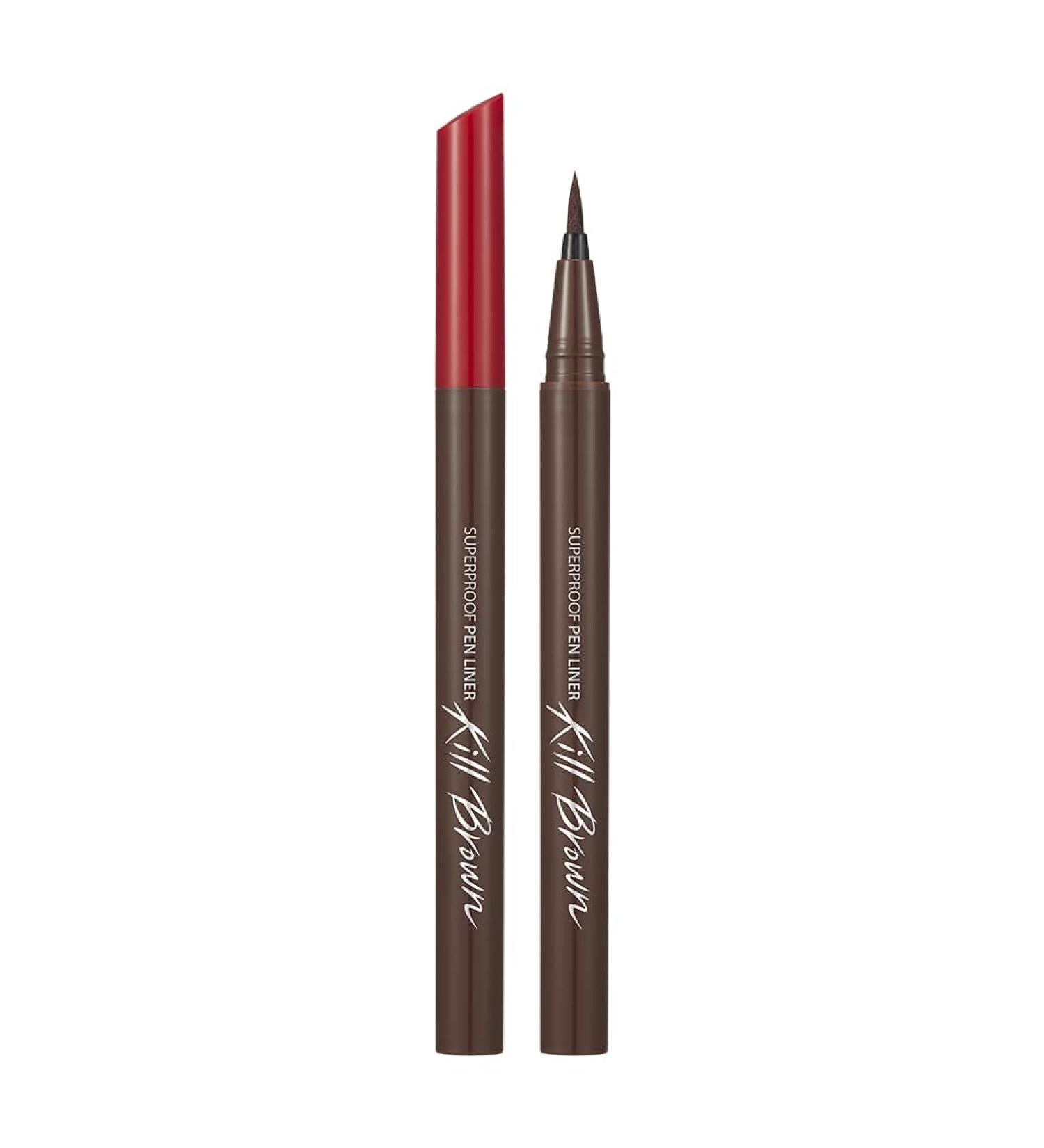 CLIO Waterproof Pen Liquid Eye Liner - Cacao Brown | Long Lasting, Smudge-Resistant, High-Intensity Color - 1 Count - Buy Online on GoSupps.com