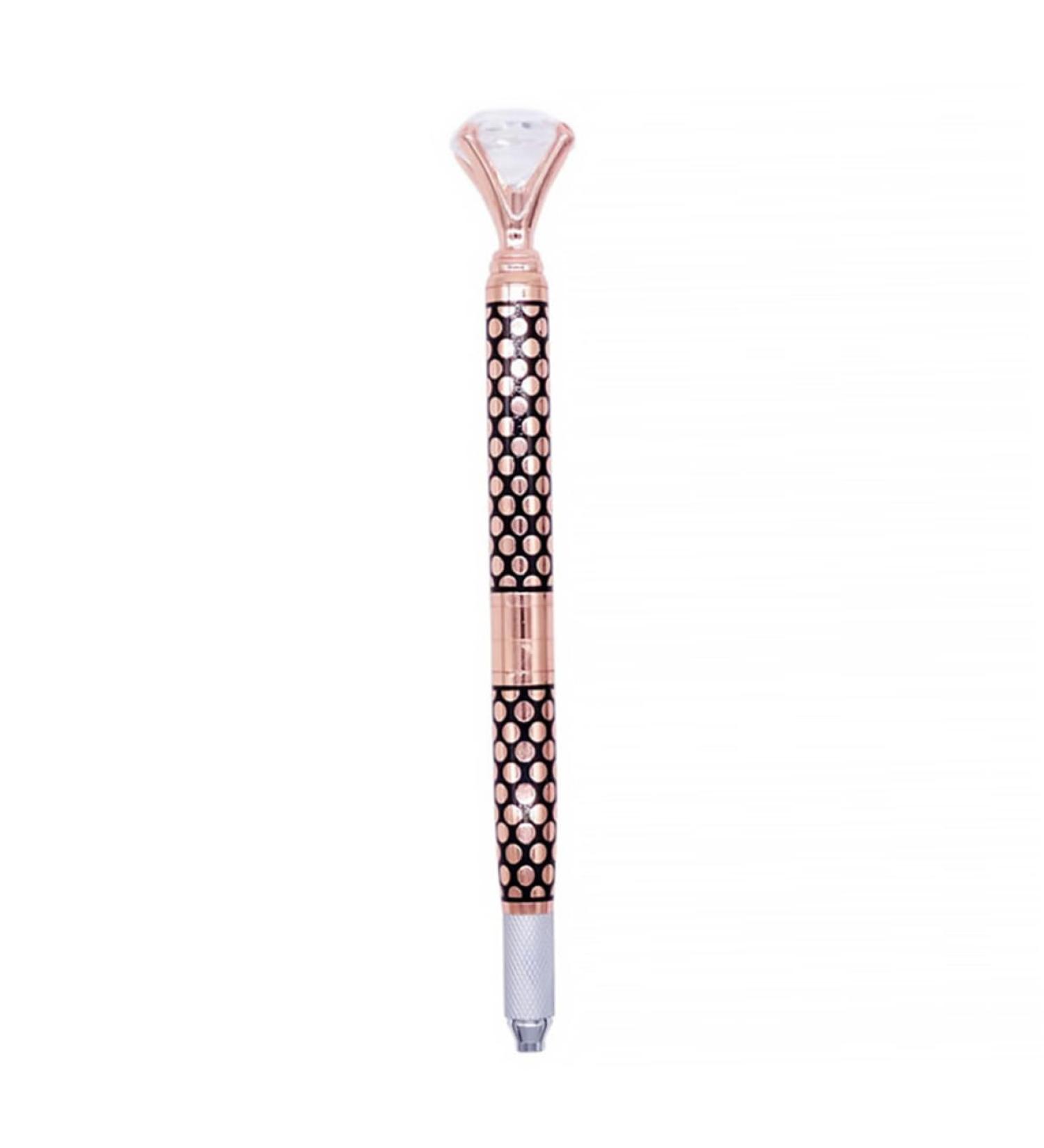 Healvian 3 Embroidery Pen Eyebrow Pen Brow Pencil Makeup Supply Aluminum Alloy Golden - Buy Online on GoSupps.com