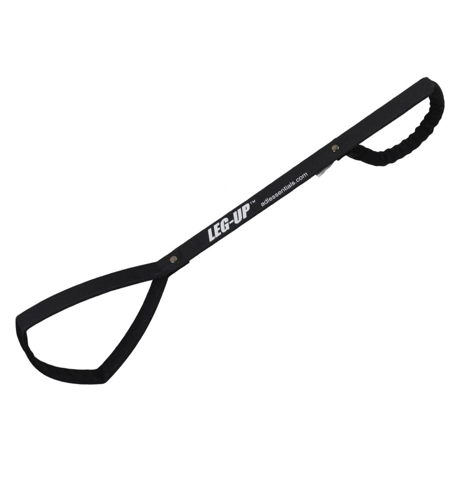 Helping Hand Company Leg Up Leg and Foot Lifter Mobility Aid Single Loop in Black. For Elderly Disabled Stroke Knee and Hip Replacement Rehabilitation Support. Easy to Use Leg Raiser - Buy Online on GoSupps.com