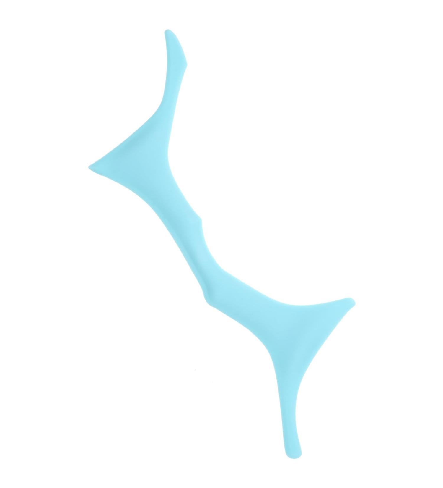 minkissy brow template eyebrow makeup tools eyebrow shaping template silicone makeup stencil brow makeup supplies eye brow stencil eye brow shapers for women third gear Silica gel blindfold 17.3x5.9cm Blue - Buy Online on GoSupps.com