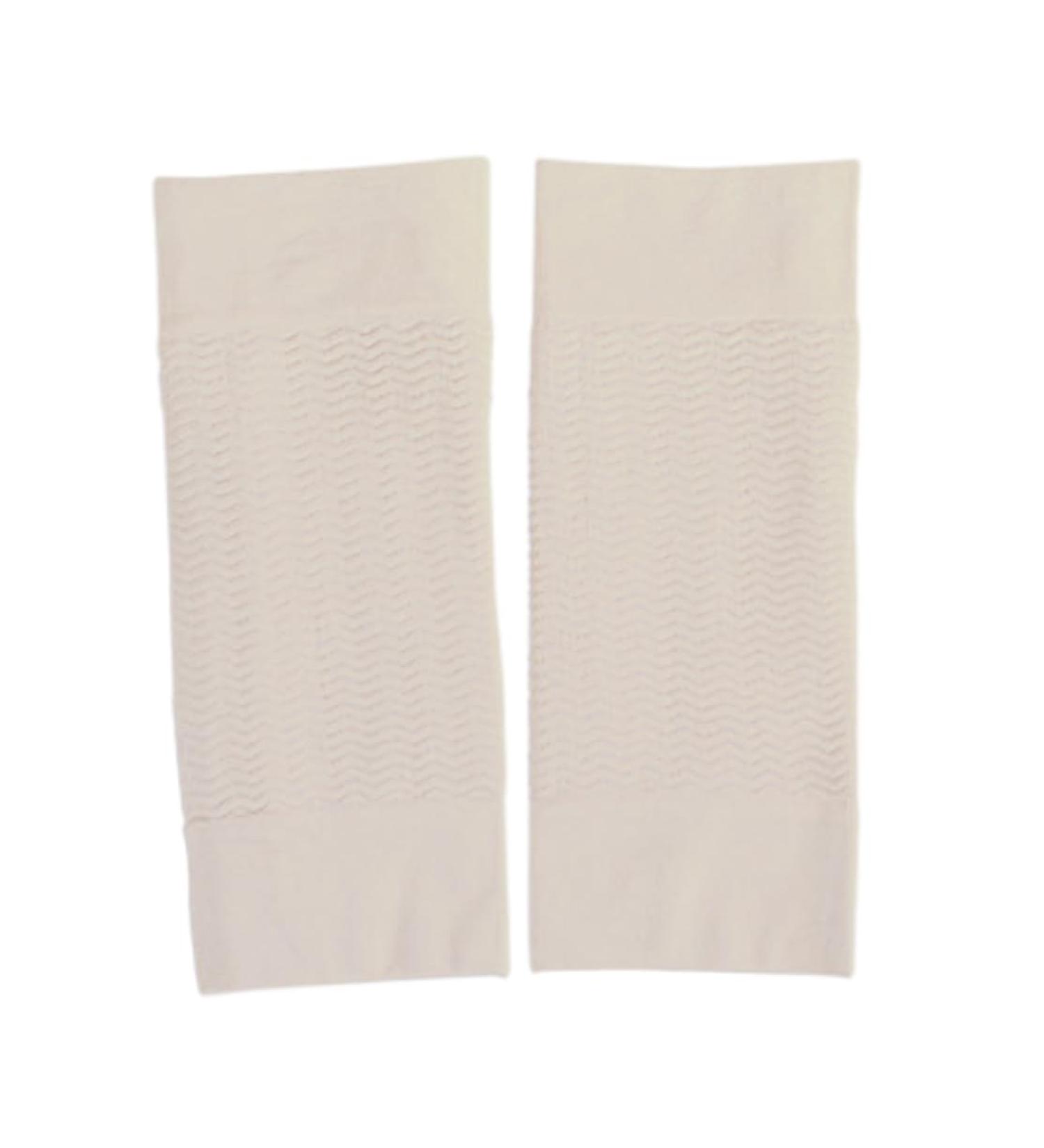 Arm Slimming Shaper Wrap - Upper Arm Compression Sleeve for Flabby Arms - 1 Pair Khaki - Buy Online on GoSupps.com