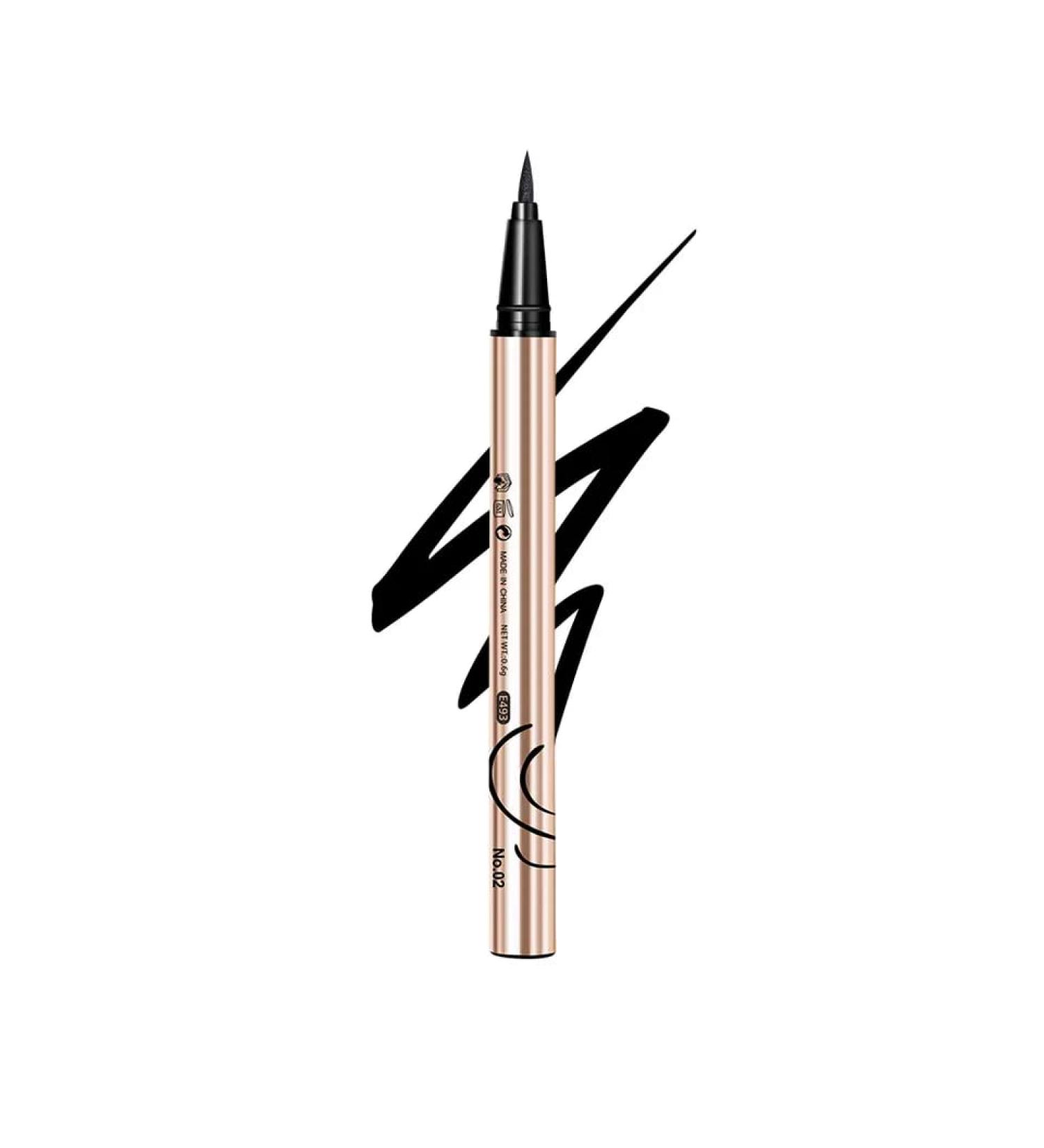 Menow Long Lasting Waterproof Liquid Eyeliner Pencil - Sweat Resistant Smudge Proof Black Liner - Buy Online on GoSupps.com