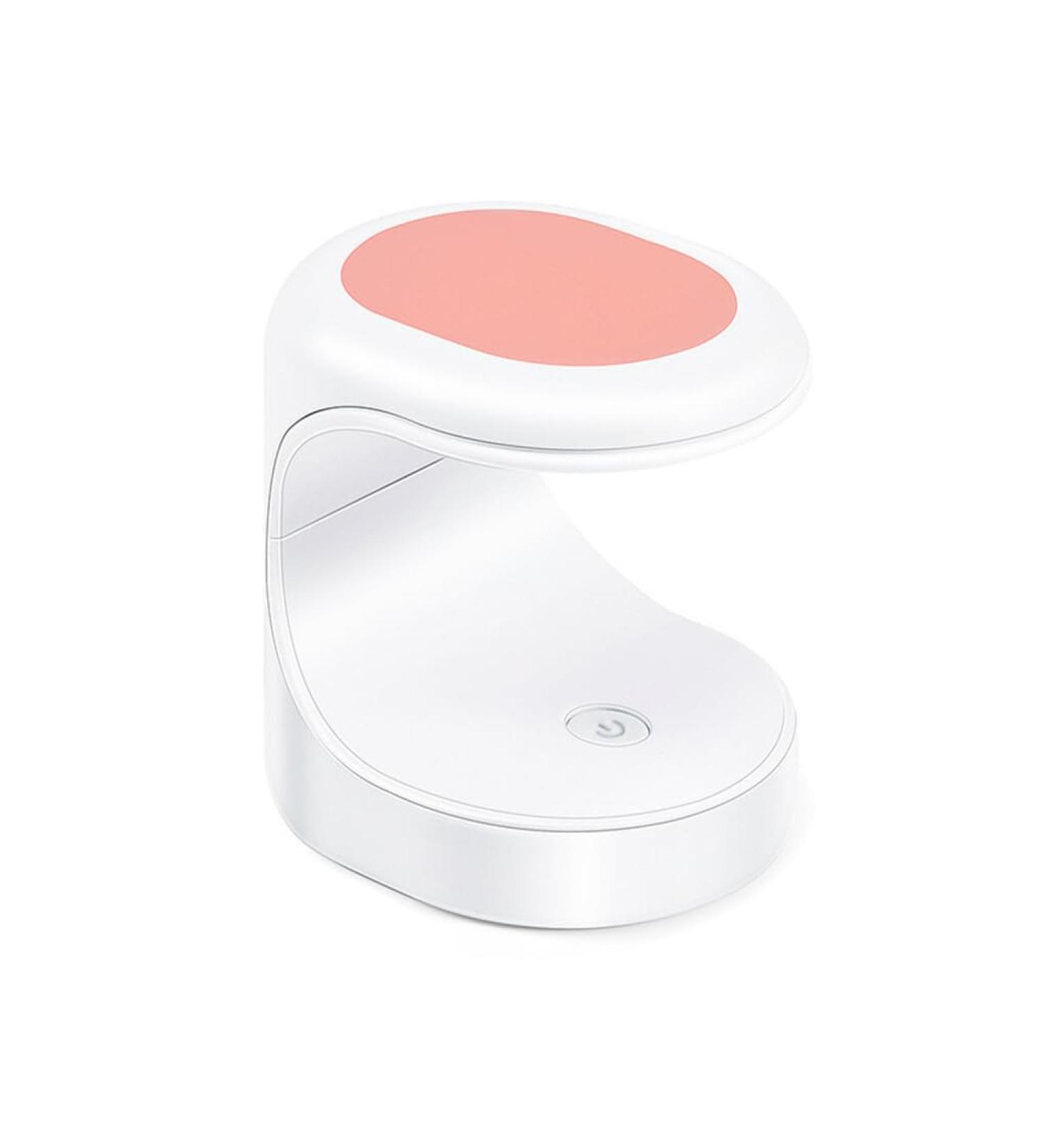 dijiusidy Nail Dryer LED Shaped DIY Travel Pocket Manicure Lamp Machine Home Professional Glue Gel Polish Single Fingernail Light Pink - Buy Online on GoSupps.com