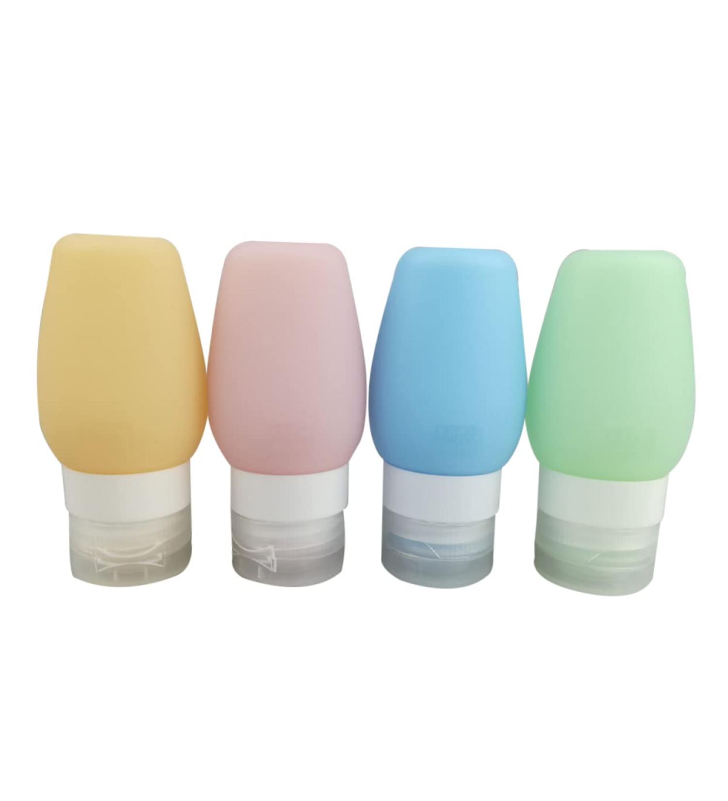 Beavorty Set Refillable Tube foaming soap dispenser green suit Shampoo Tubes lotion container shampoo container silicone containers Silicone Tubes Disposable bottle travel Size 2 Picture 1 - Buy Online on GoSupps.com