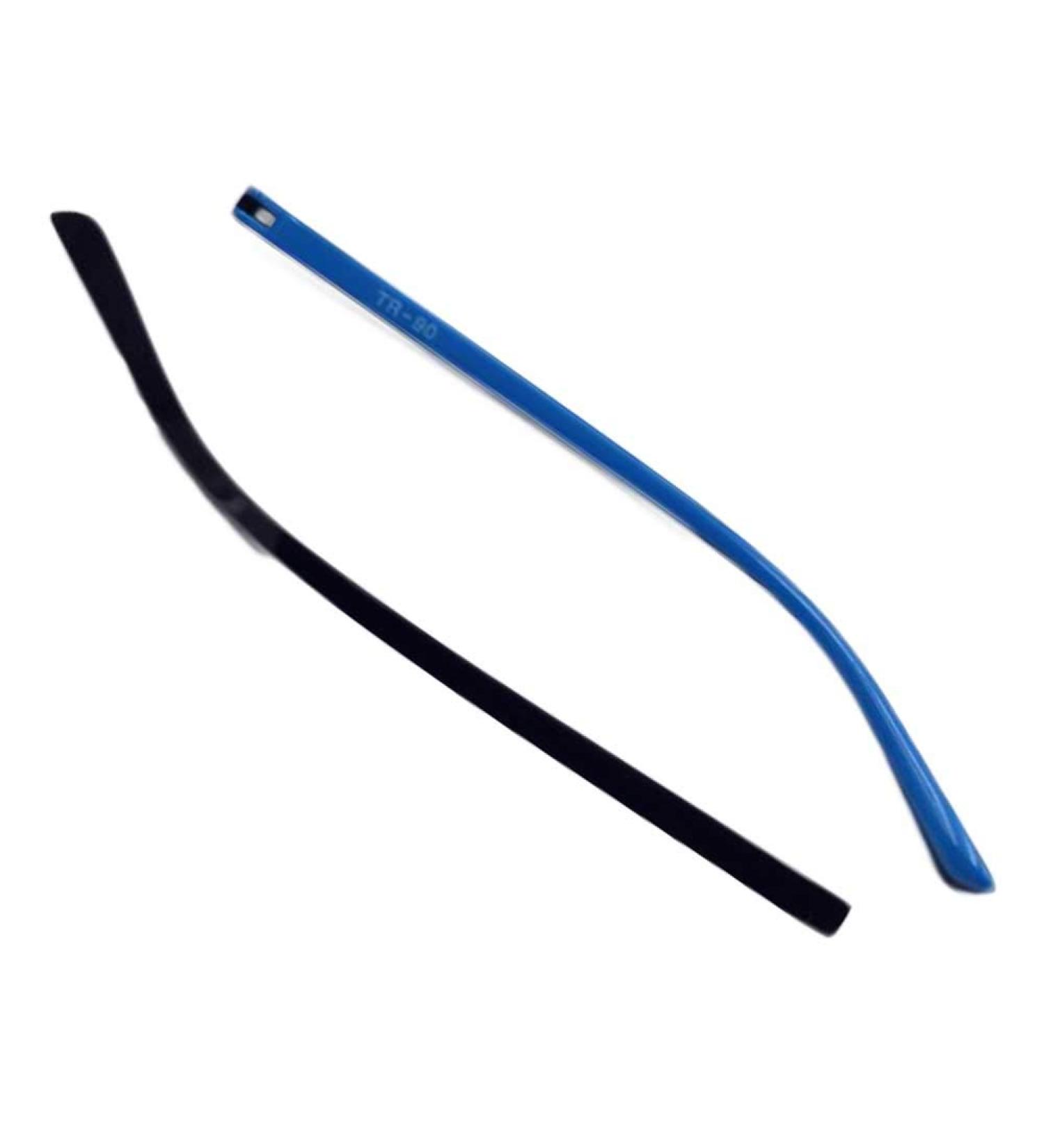 Munani-arm-leg-leg-legged replacement glasses arm glasses spectacle replacement accessories 1 pair of plastic glass replacement frame frame brackets blue black